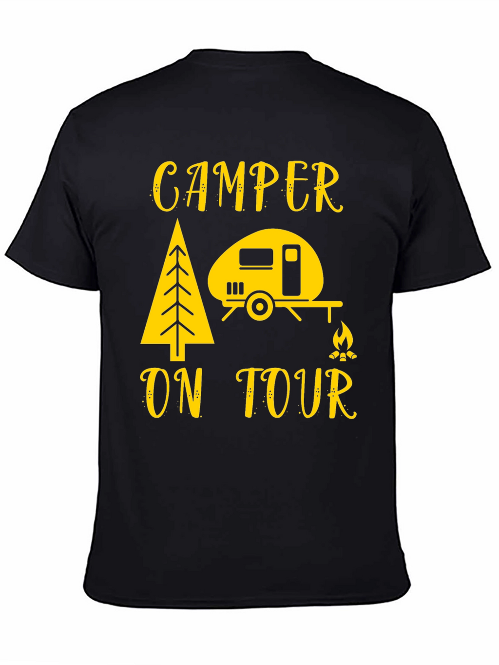 Camper On Tour T-Shirt - Camping Adventure Tee