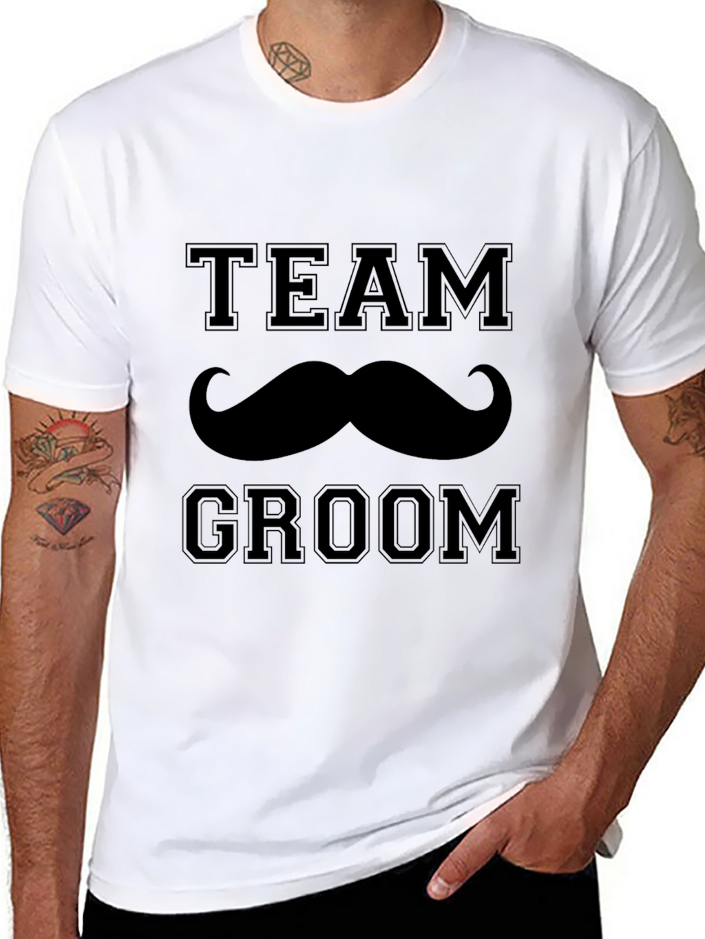 Team Groom T-Shirt Funny Grooming Bachelor Party Tee