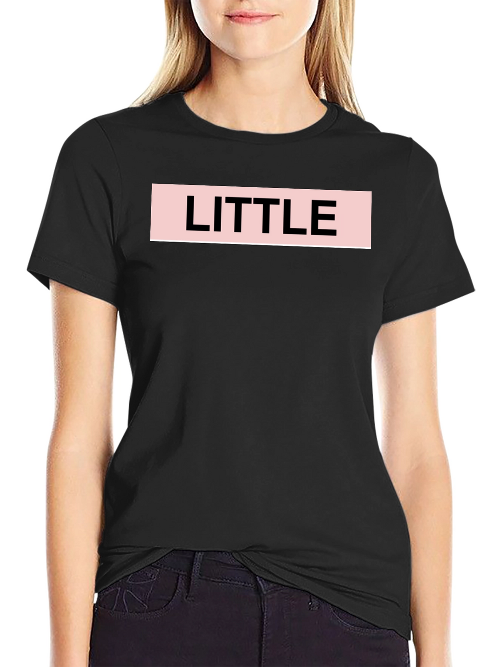 Little Black Crew Neck T-Shirt
