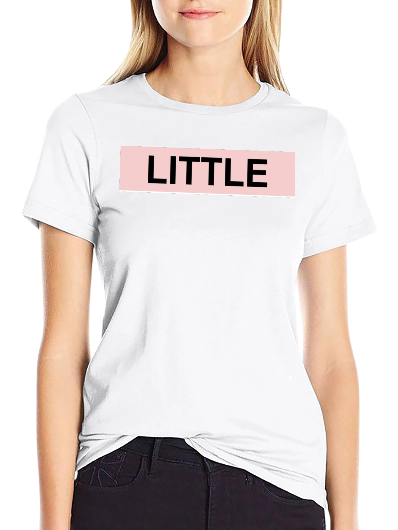 Little Black Crew Neck T-Shirt