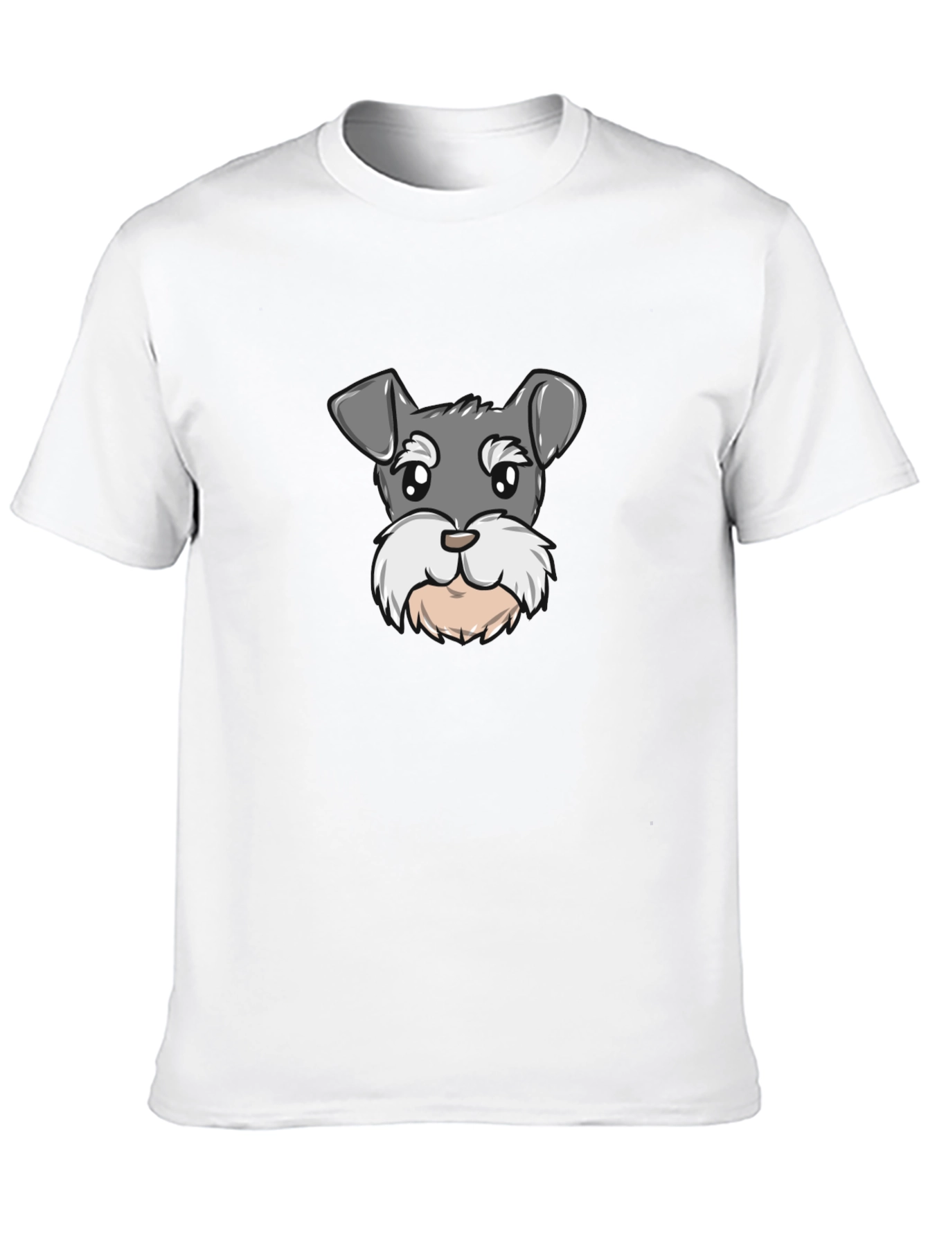 Cute Schnauzer Dog Graphic T-Shirt