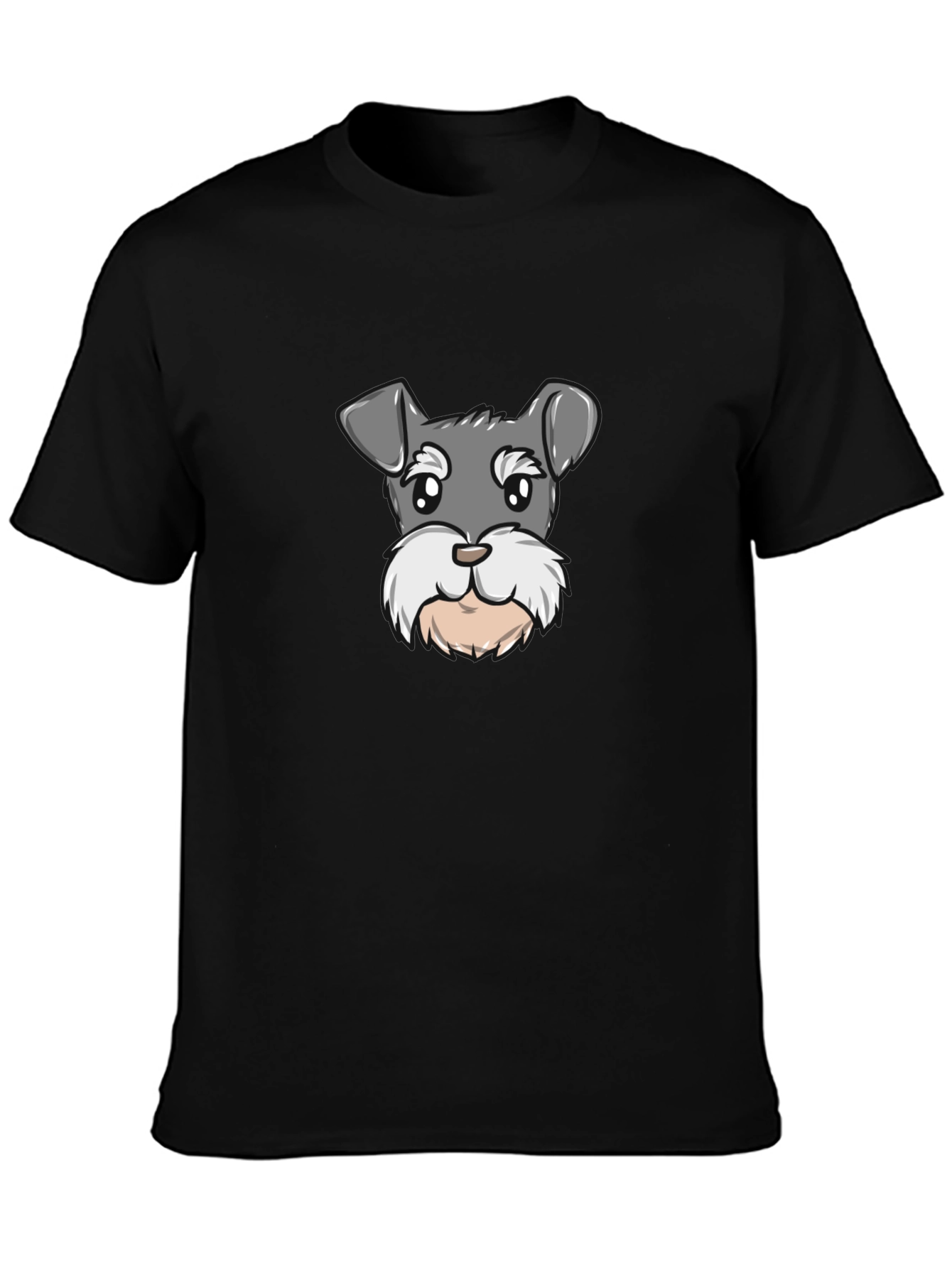 Cute Schnauzer Dog Graphic T-Shirt