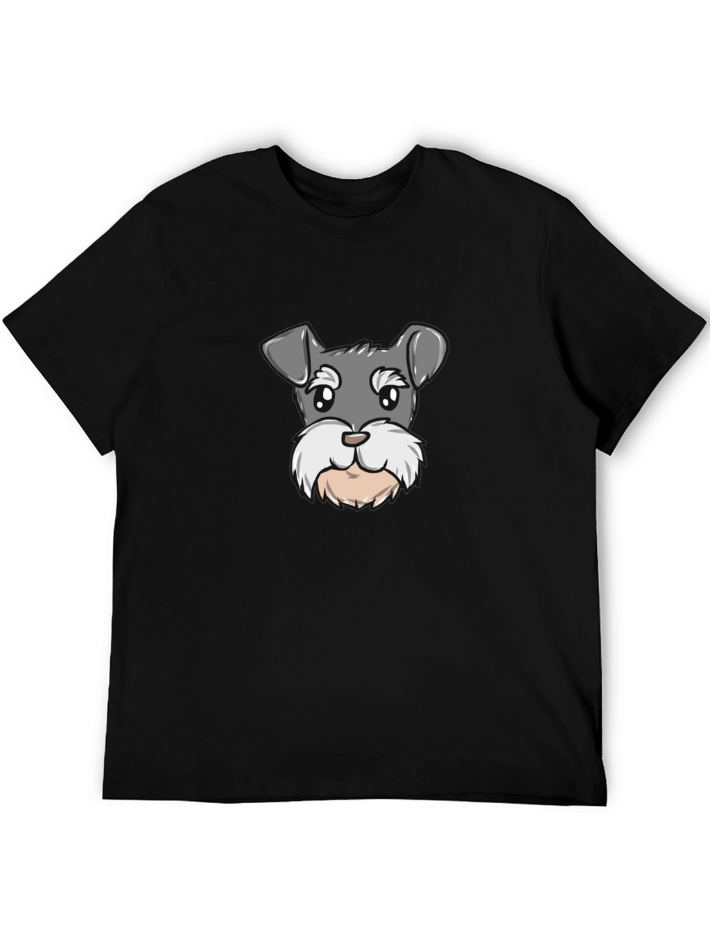Cute Schnauzer Dog Graphic T-Shirt