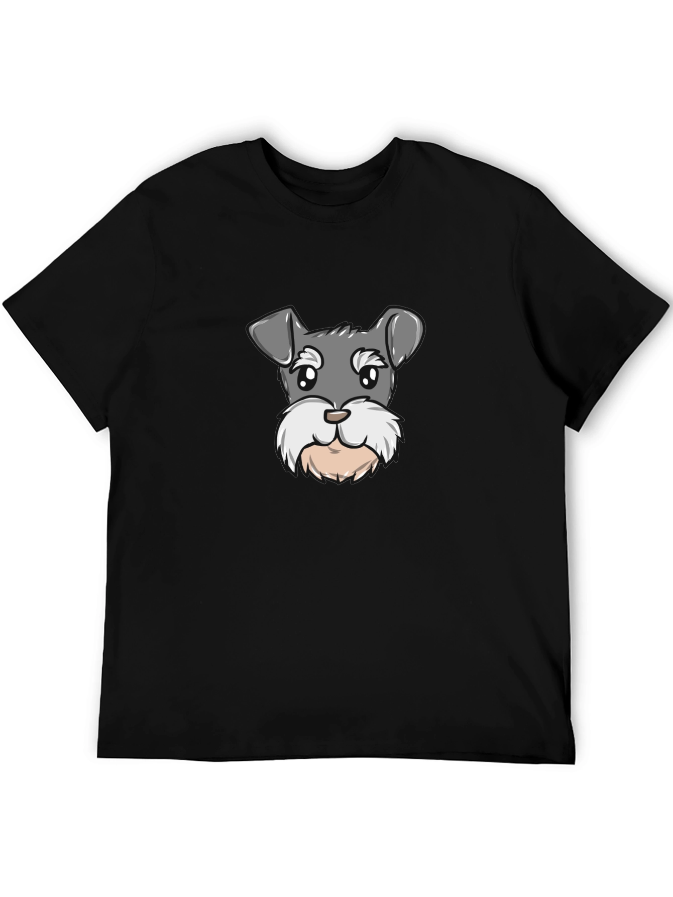 Cute Schnauzer Dog Graphic T-Shirt