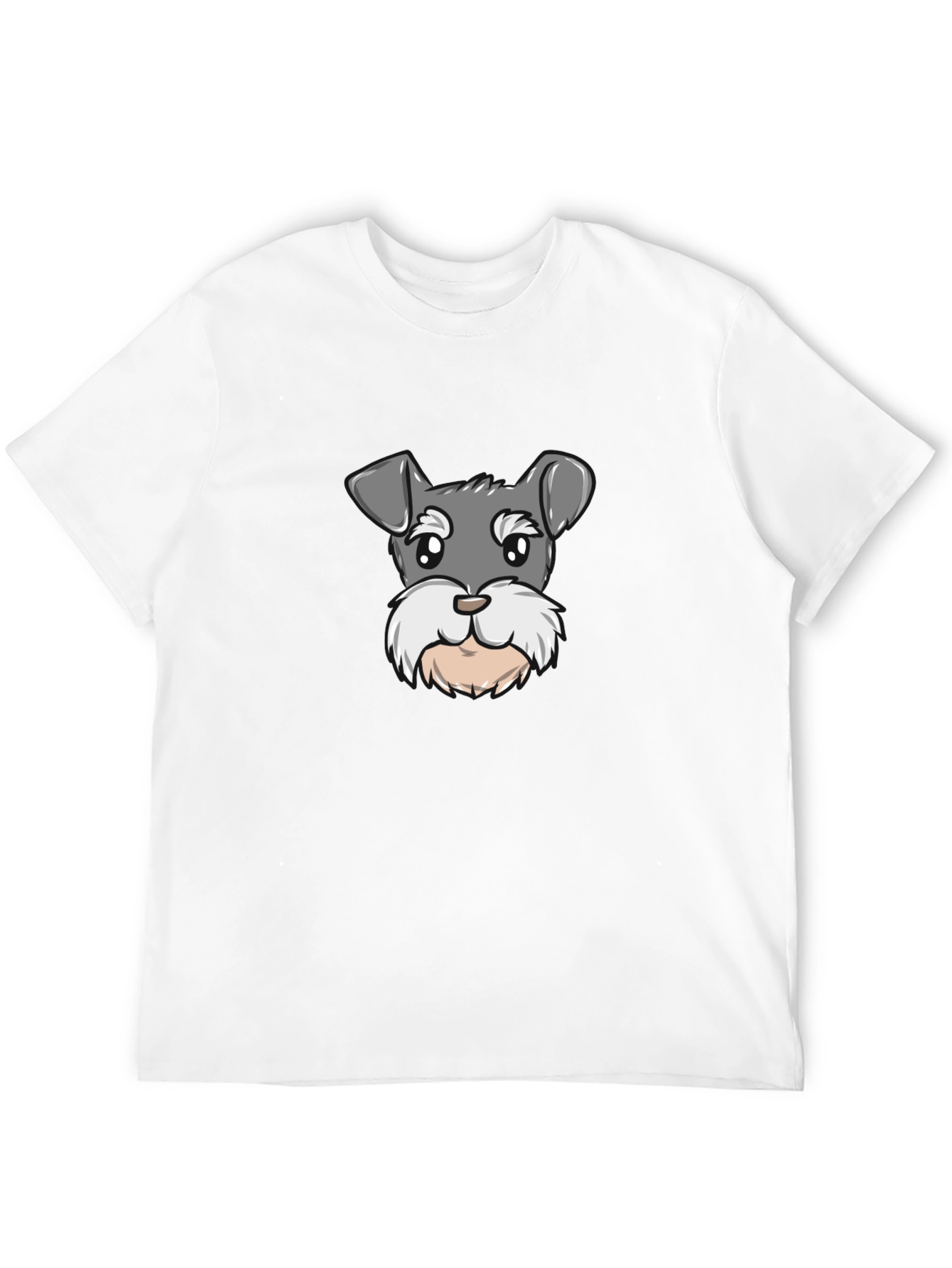 Cute Schnauzer Dog Graphic T-Shirt