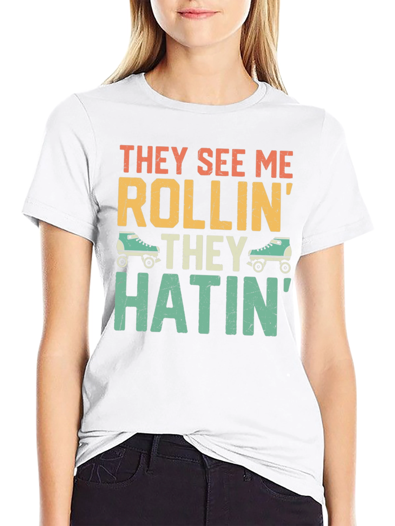They See Me Rollin Funny Graphic T-Shirt