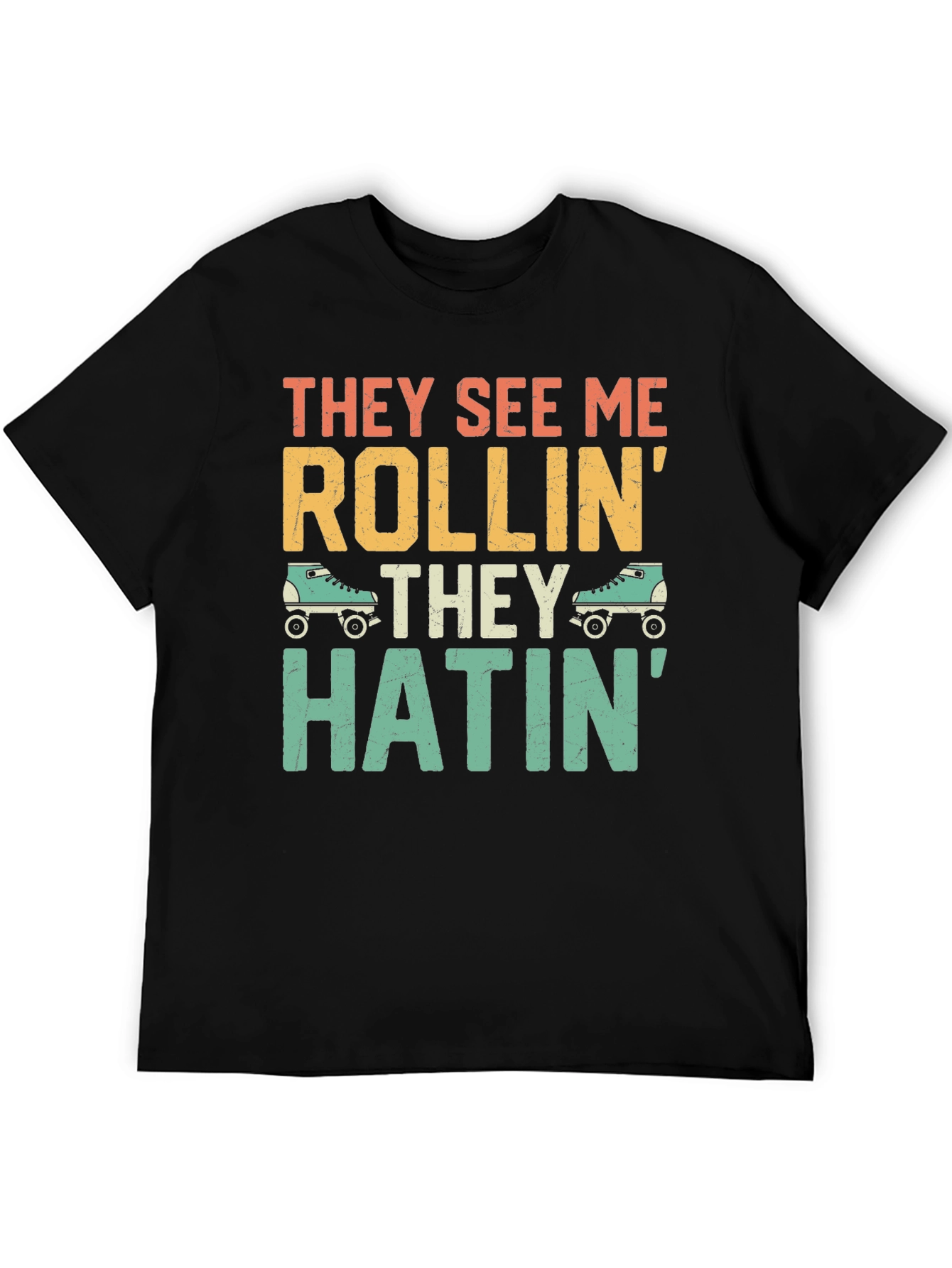 They See Me Rollin Funny Graphic T-Shirt