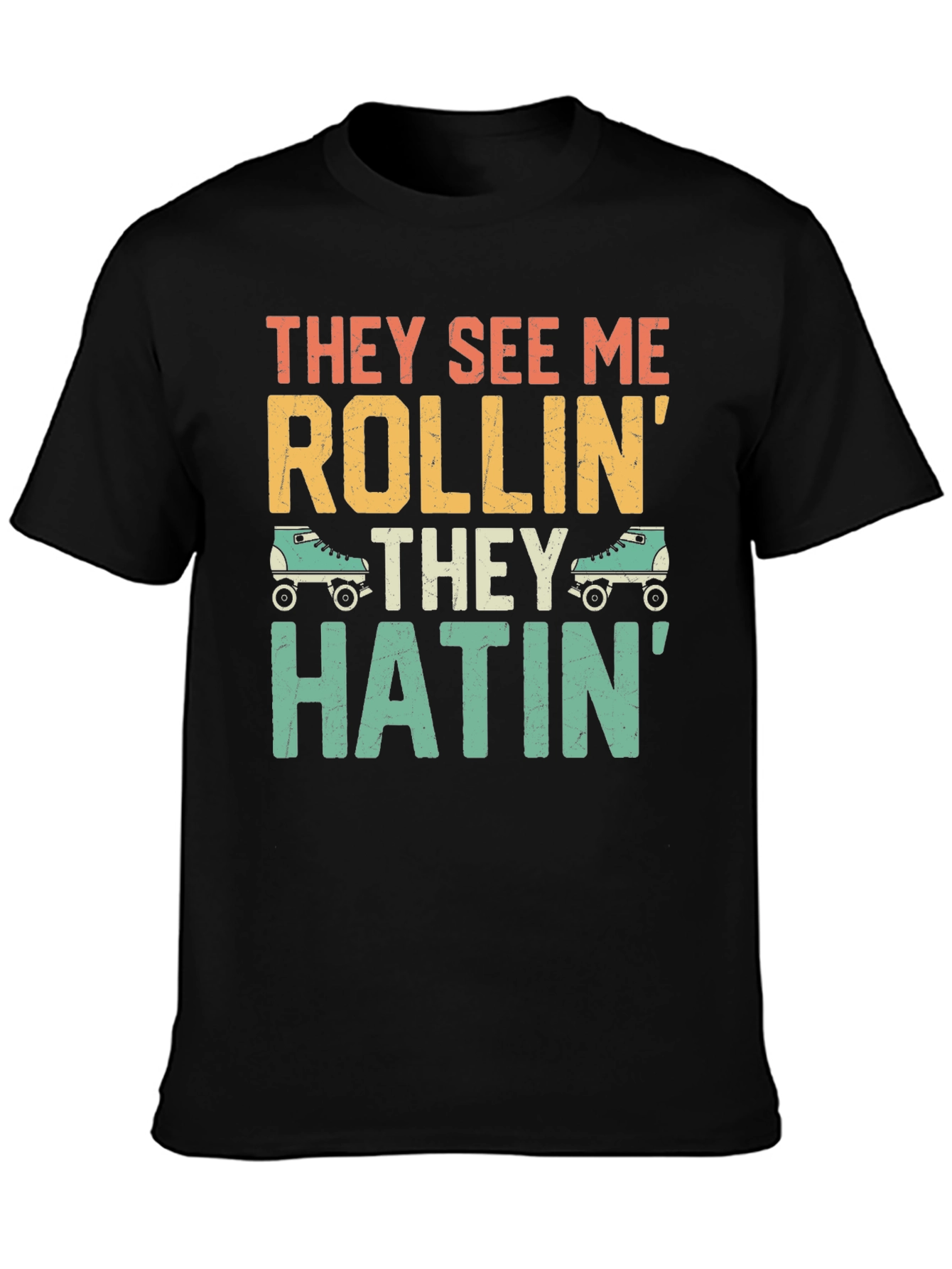 They See Me Rollin Funny Graphic T-Shirt