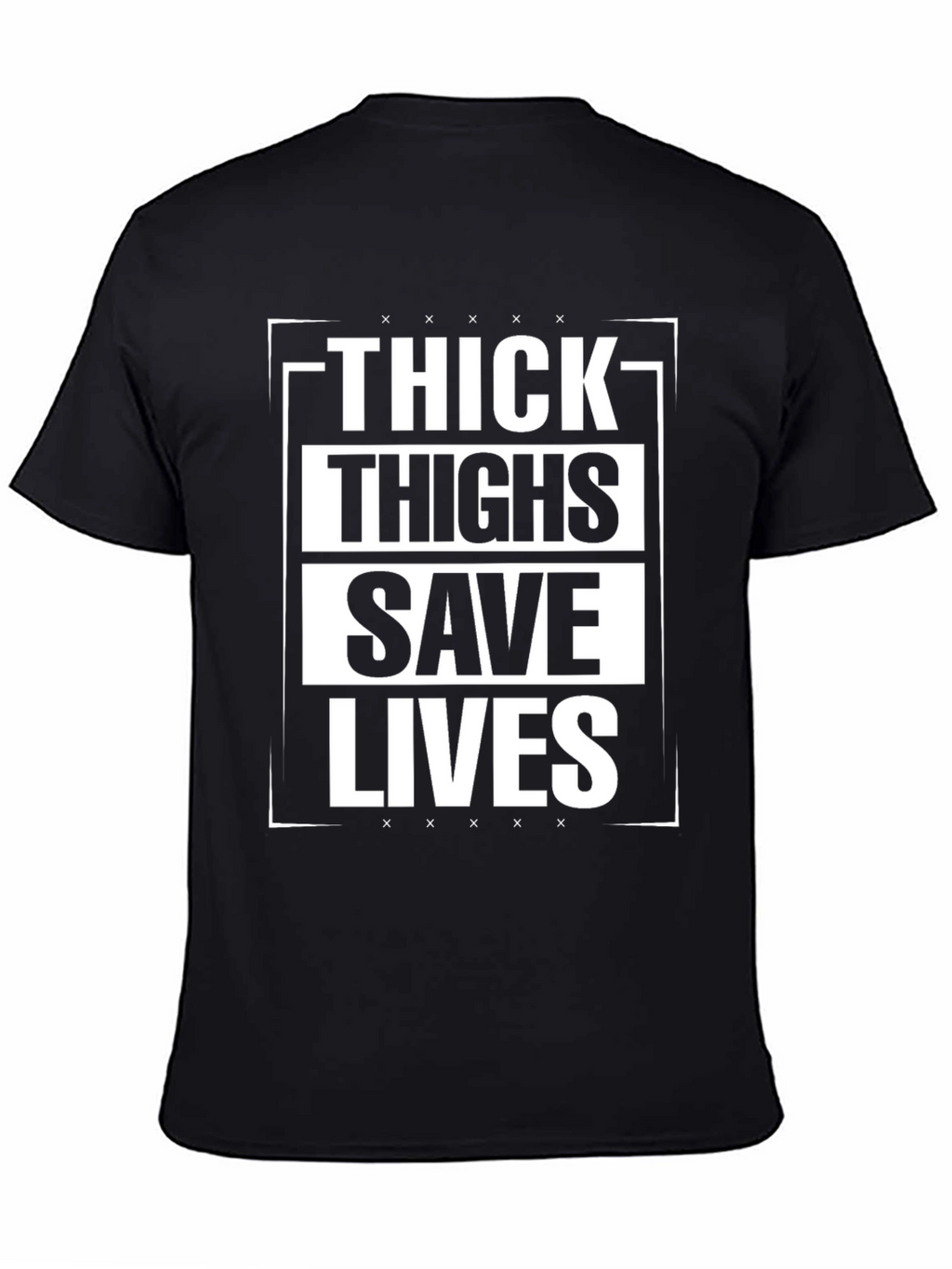 Thick Thighs Save Lives Graphic Tee - Black