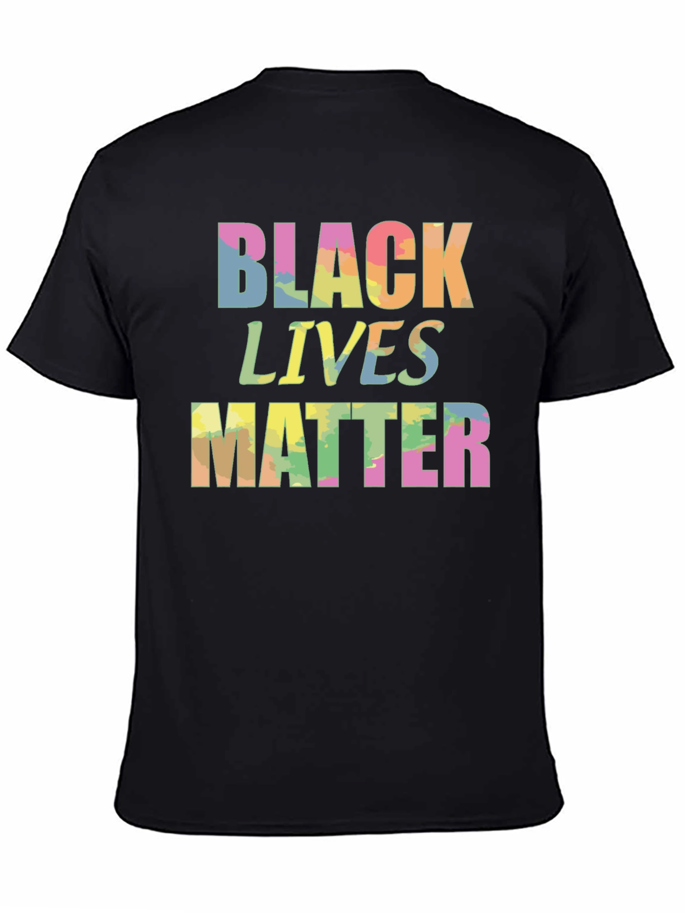Black Lives Matter Graphic Tee - Colorful Print