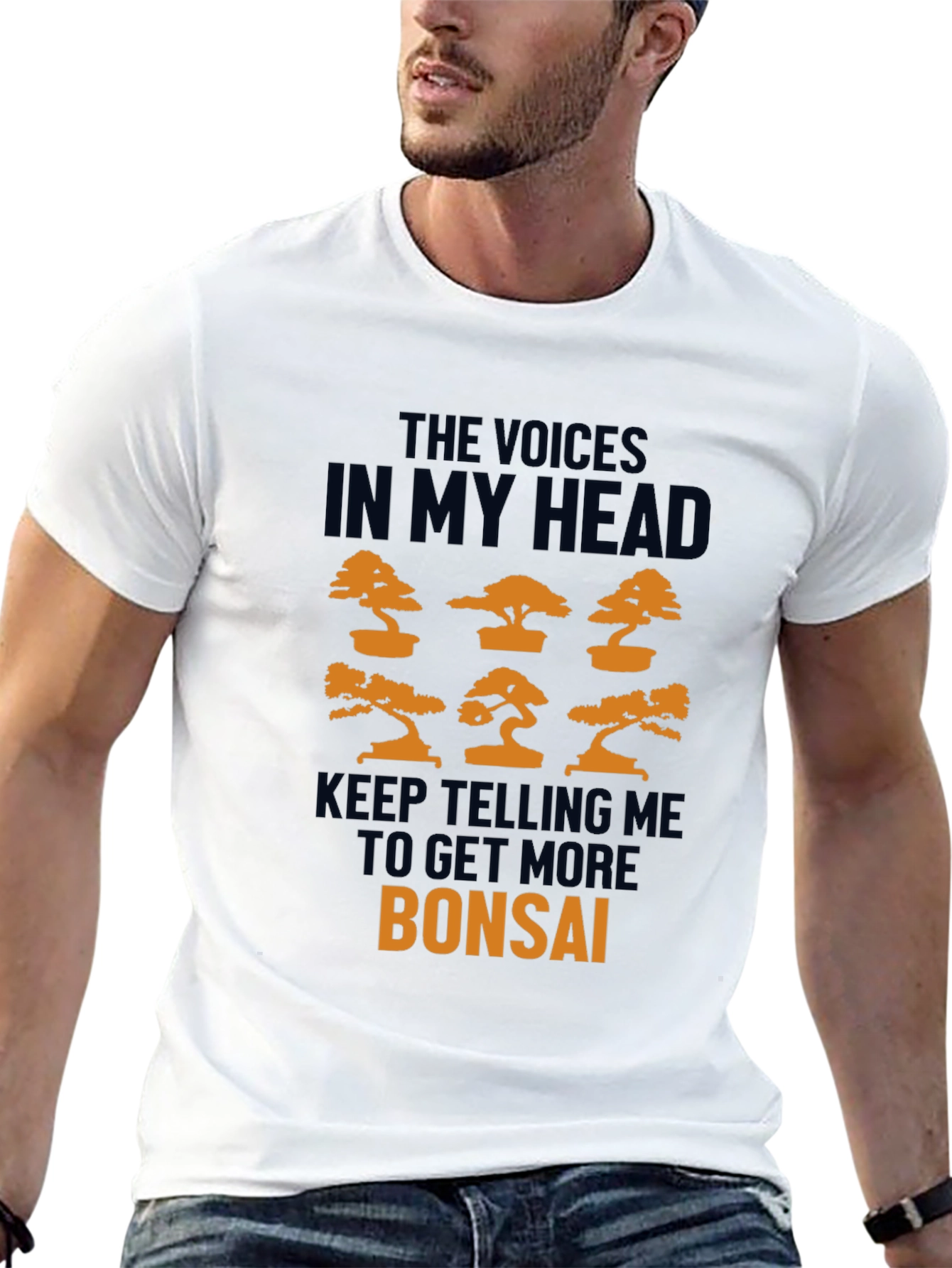 Bonsai Lover T-Shirt - Voices in My Head Design