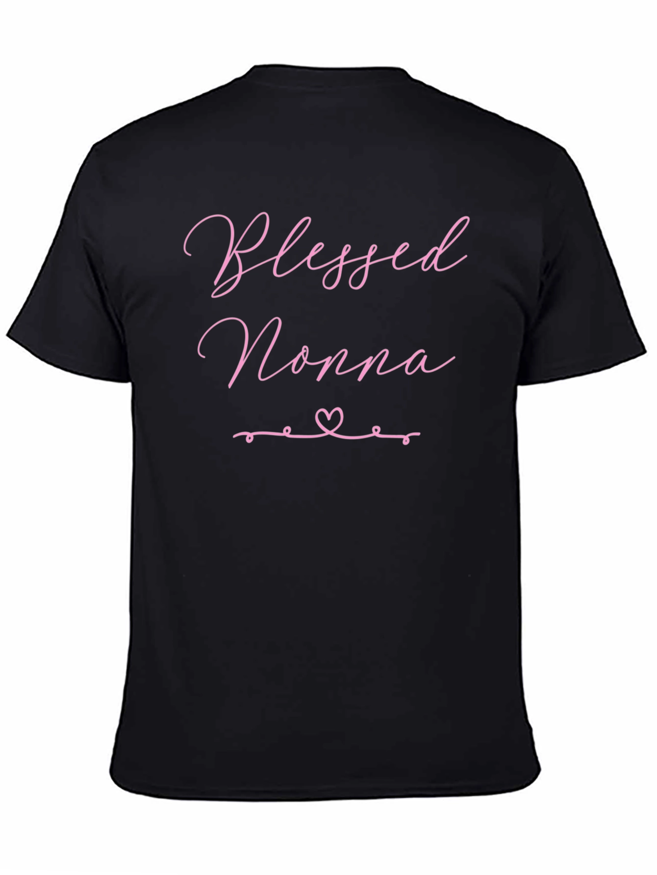 Blessed Nonna Graphic T-Shirt - Black