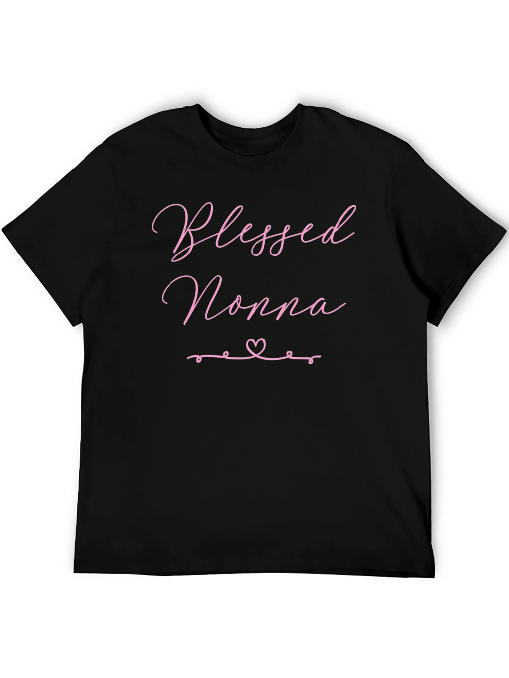 Blessed Nonna Graphic T-Shirt - Black