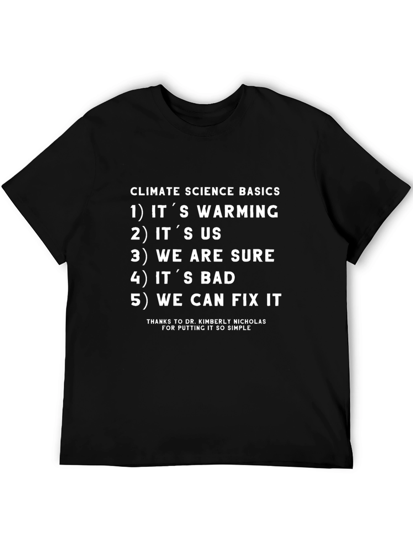 Climate Science Basics Graphic T-Shirt