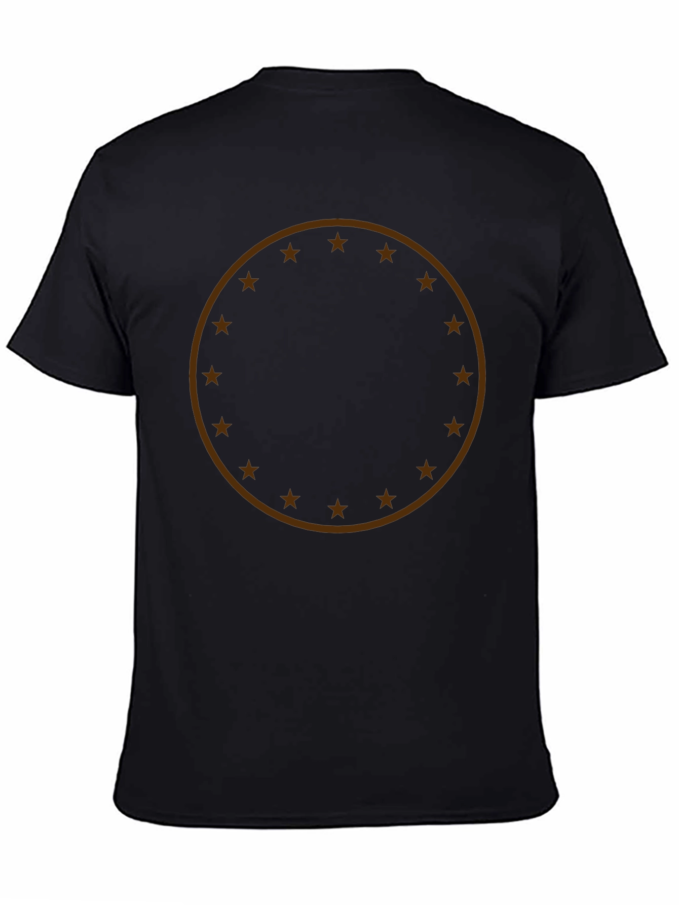 Star Circle Graphic T-Shirt - Modern Casual Tee
