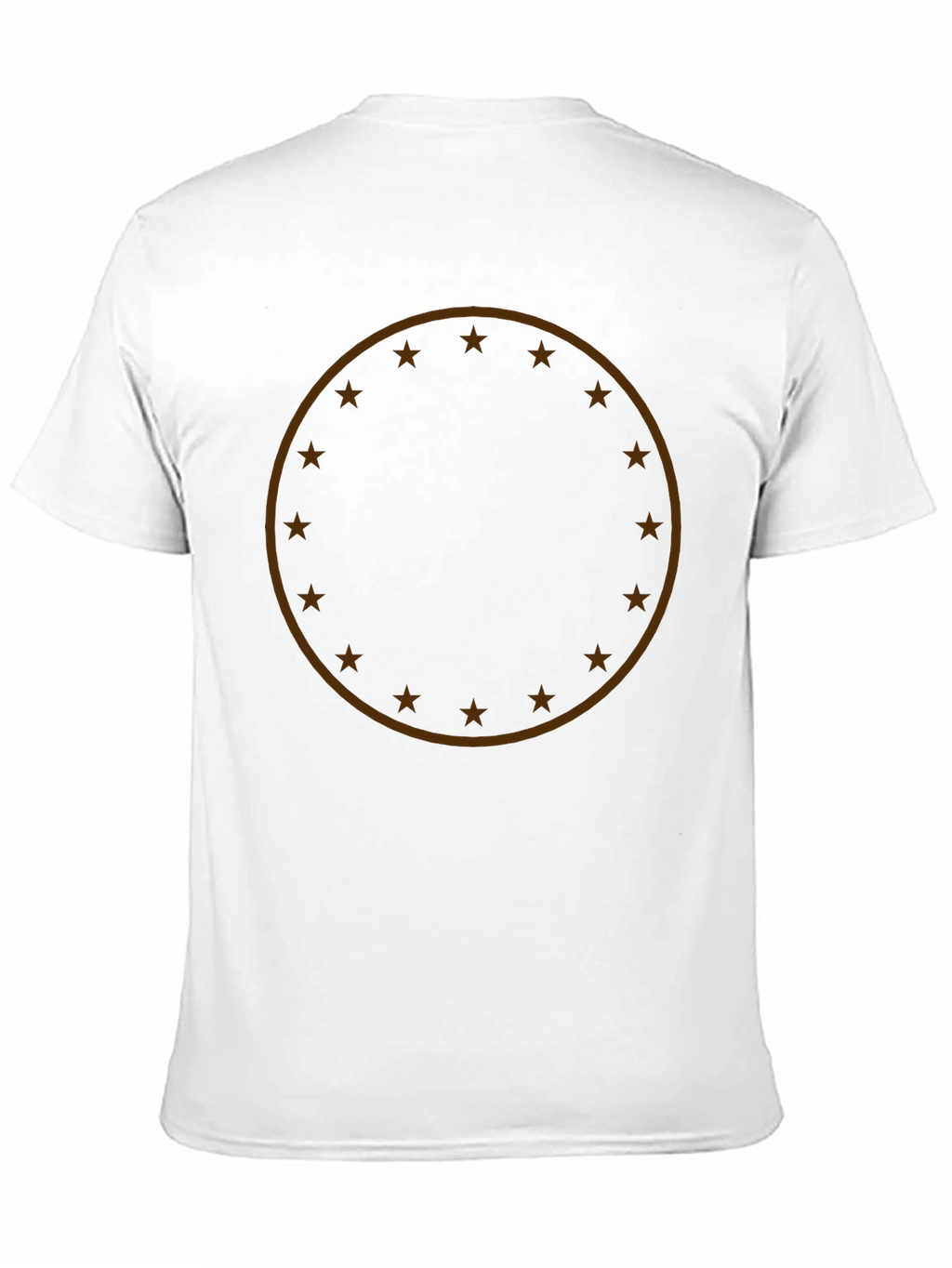 Star Circle Graphic T-Shirt - Modern Casual Tee