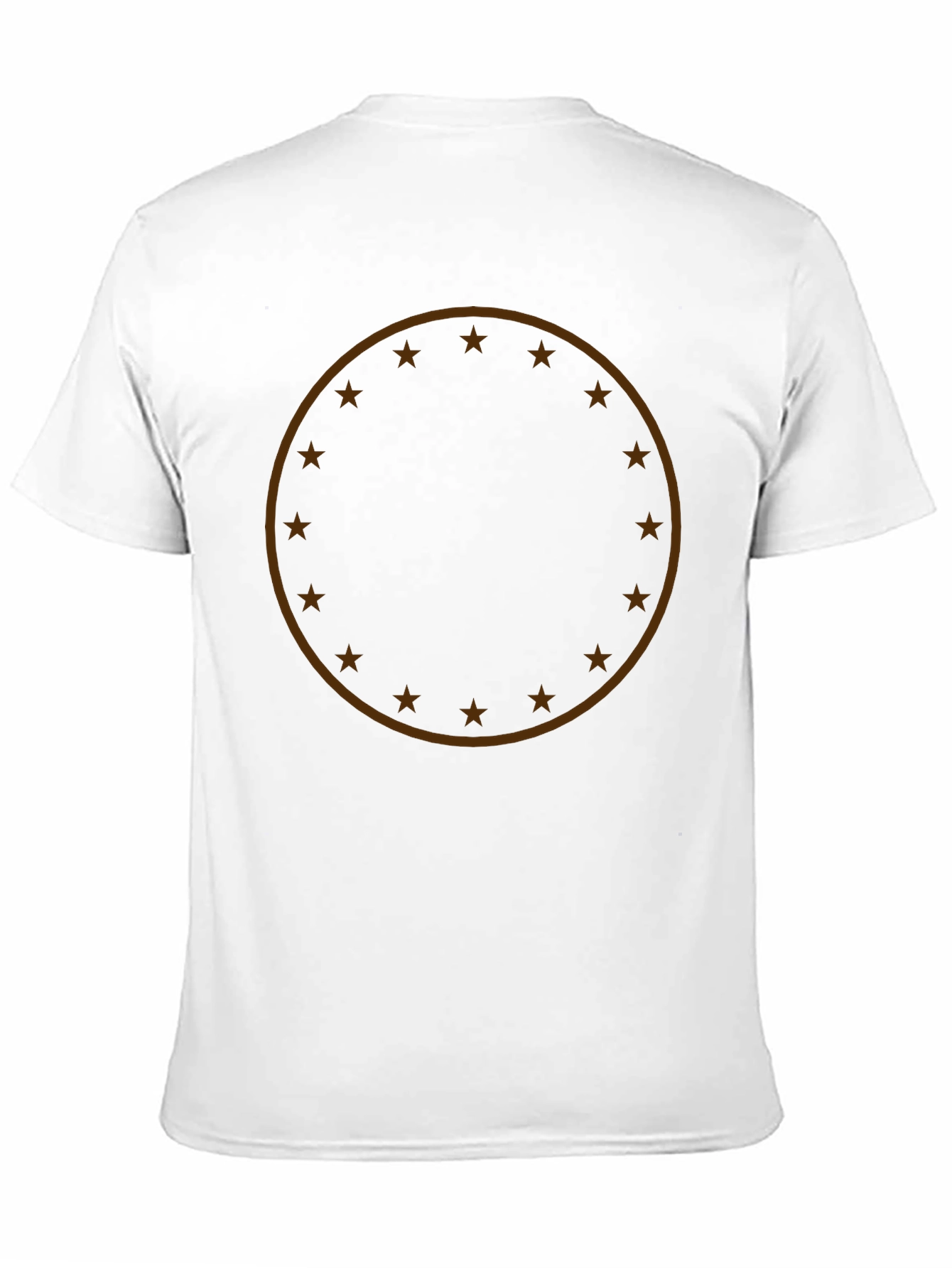 Star Circle Graphic T-Shirt - Modern Casual Tee