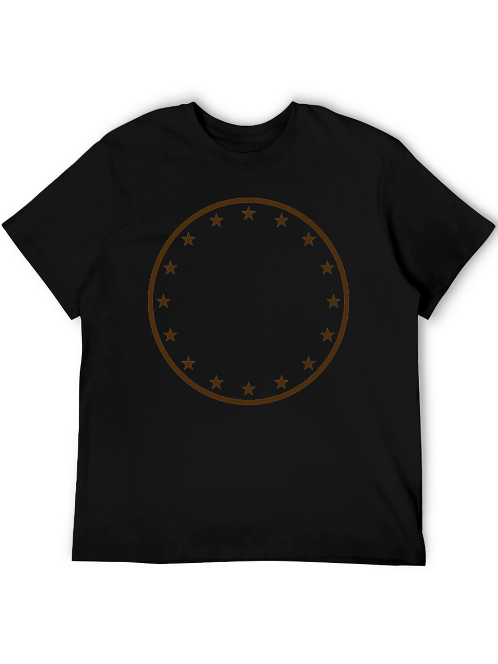 Star Circle Graphic T-Shirt - Modern Casual Tee