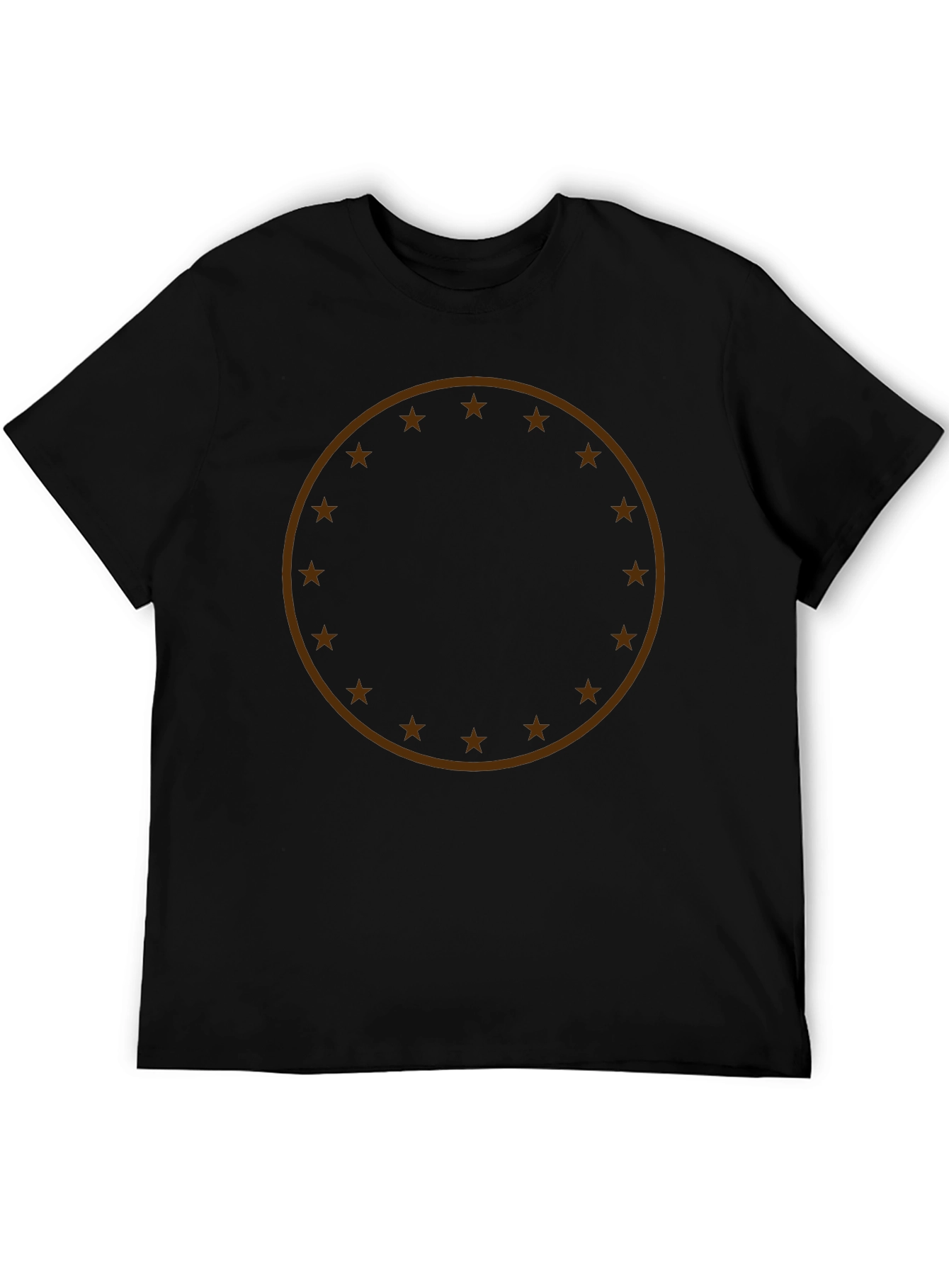 Star Circle Graphic T-Shirt - Modern Casual Tee