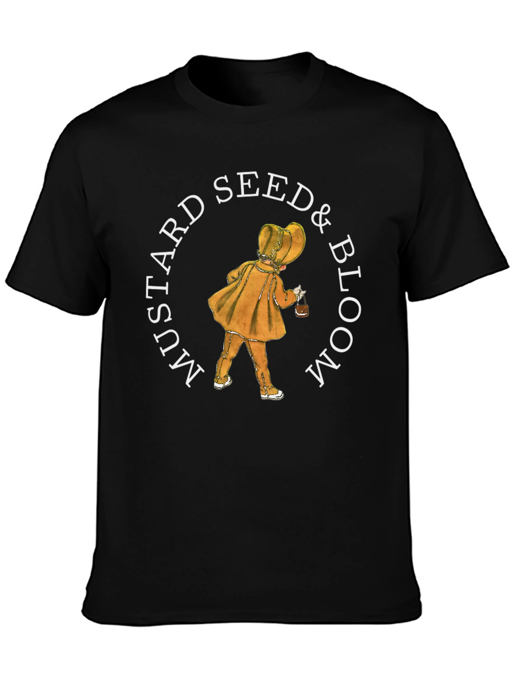 Mustard Seed & Bloom T-Shirt - Unique Graphic Tee