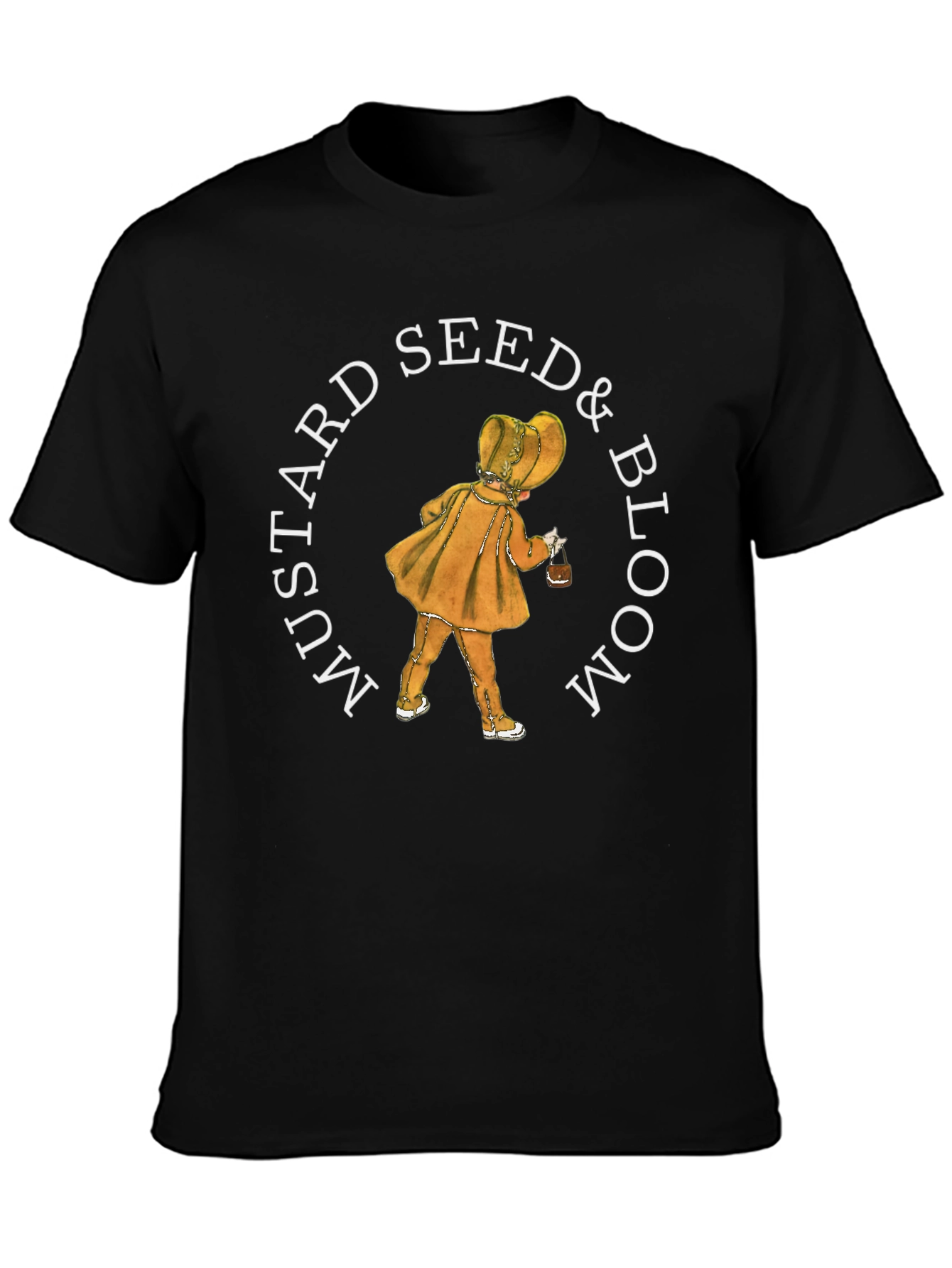 Mustard Seed & Bloom T-Shirt - Unique Graphic Tee