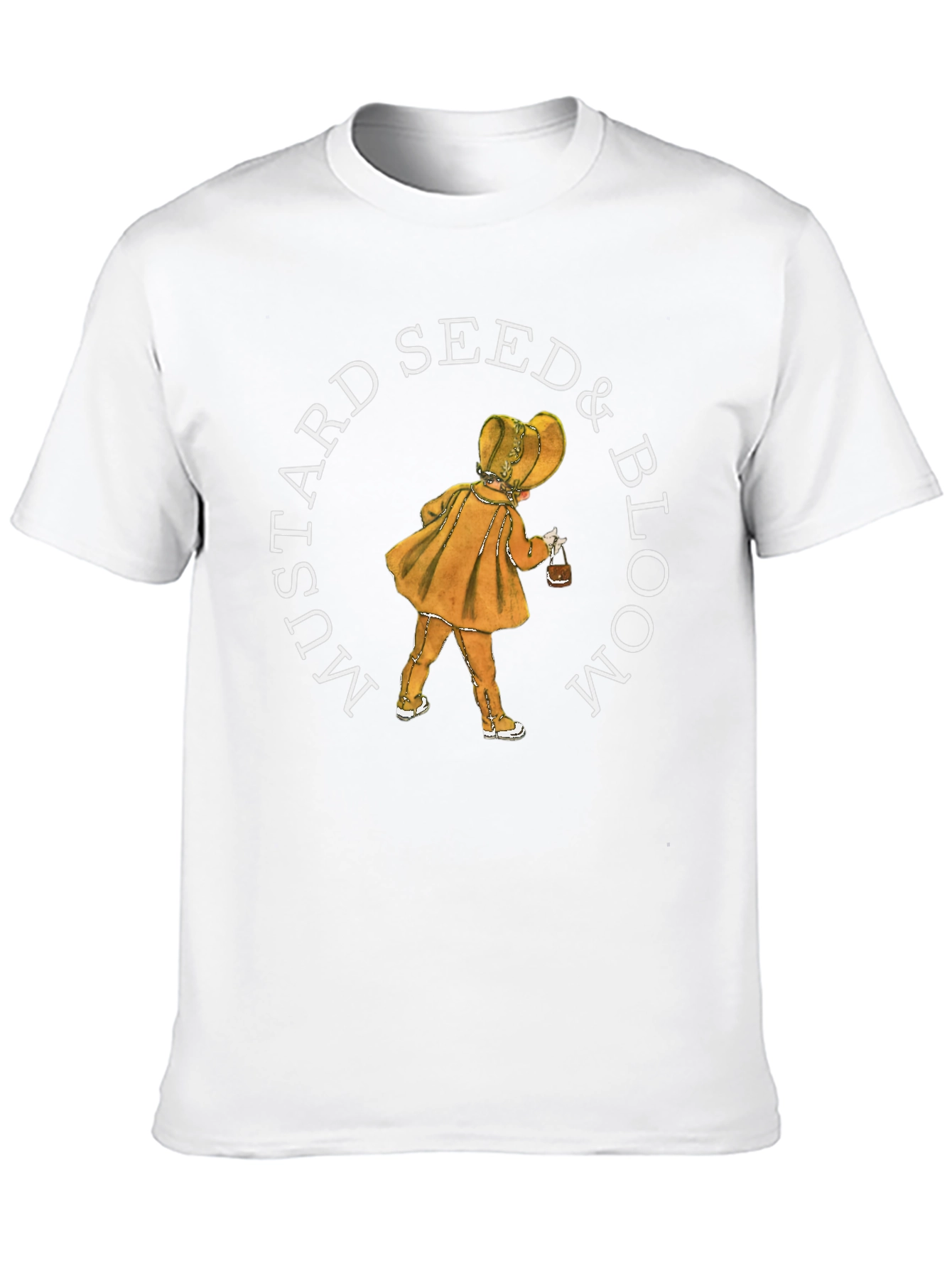 Mustard Seed & Bloom T-Shirt - Unique Graphic Tee