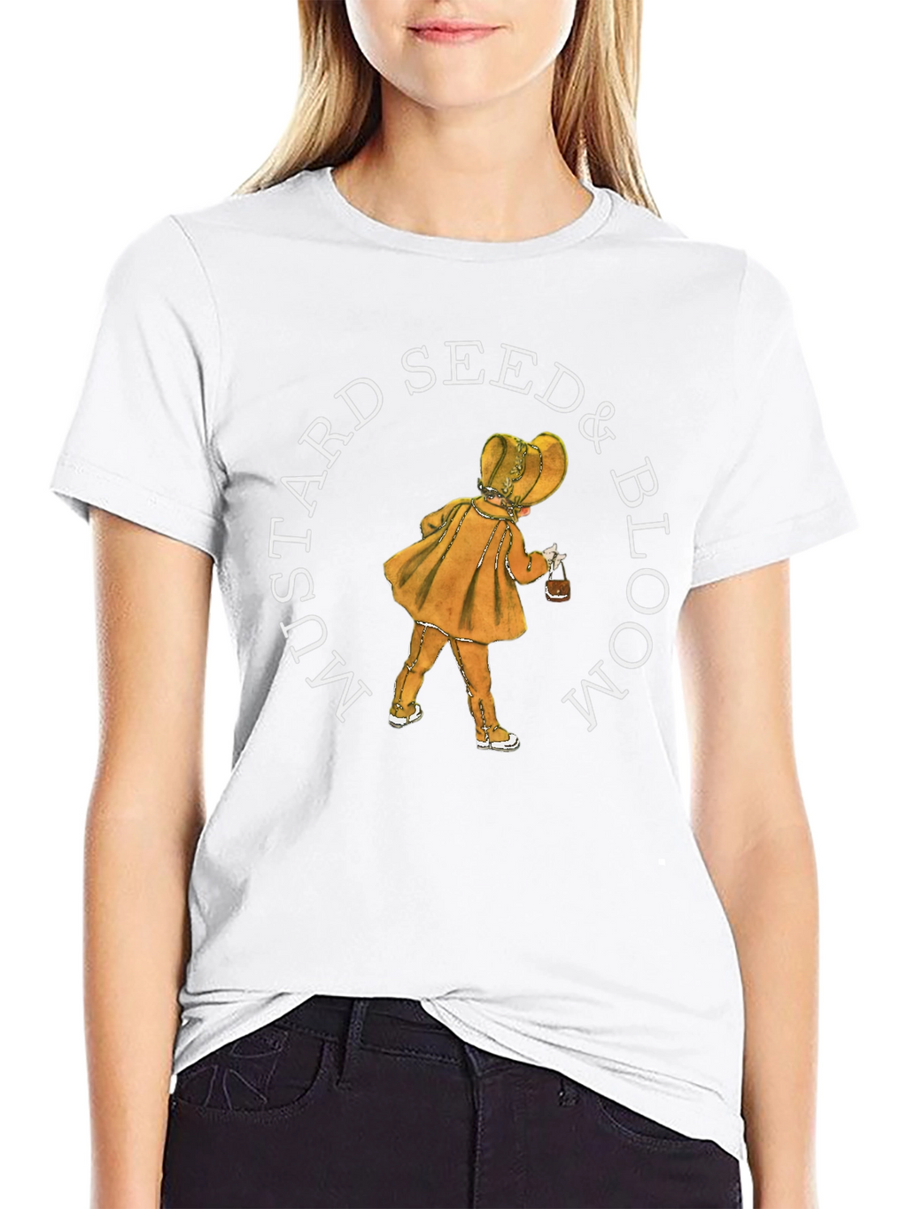 Mustard Seed & Bloom T-Shirt - Unique Graphic Tee