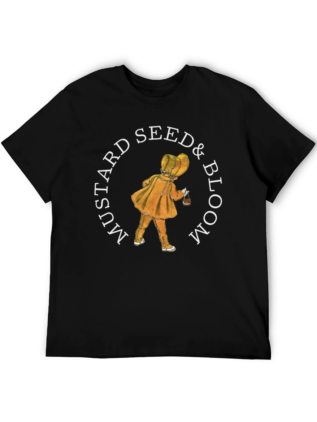 Mustard Seed & Bloom T-Shirt - Unique Graphic Tee