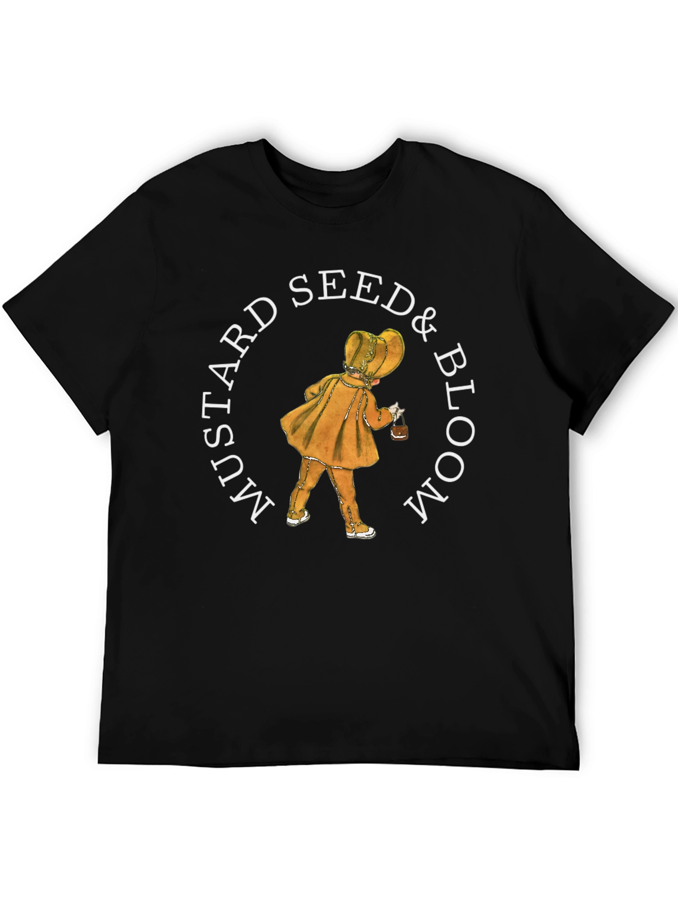 Mustard Seed & Bloom T-Shirt - Unique Graphic Tee