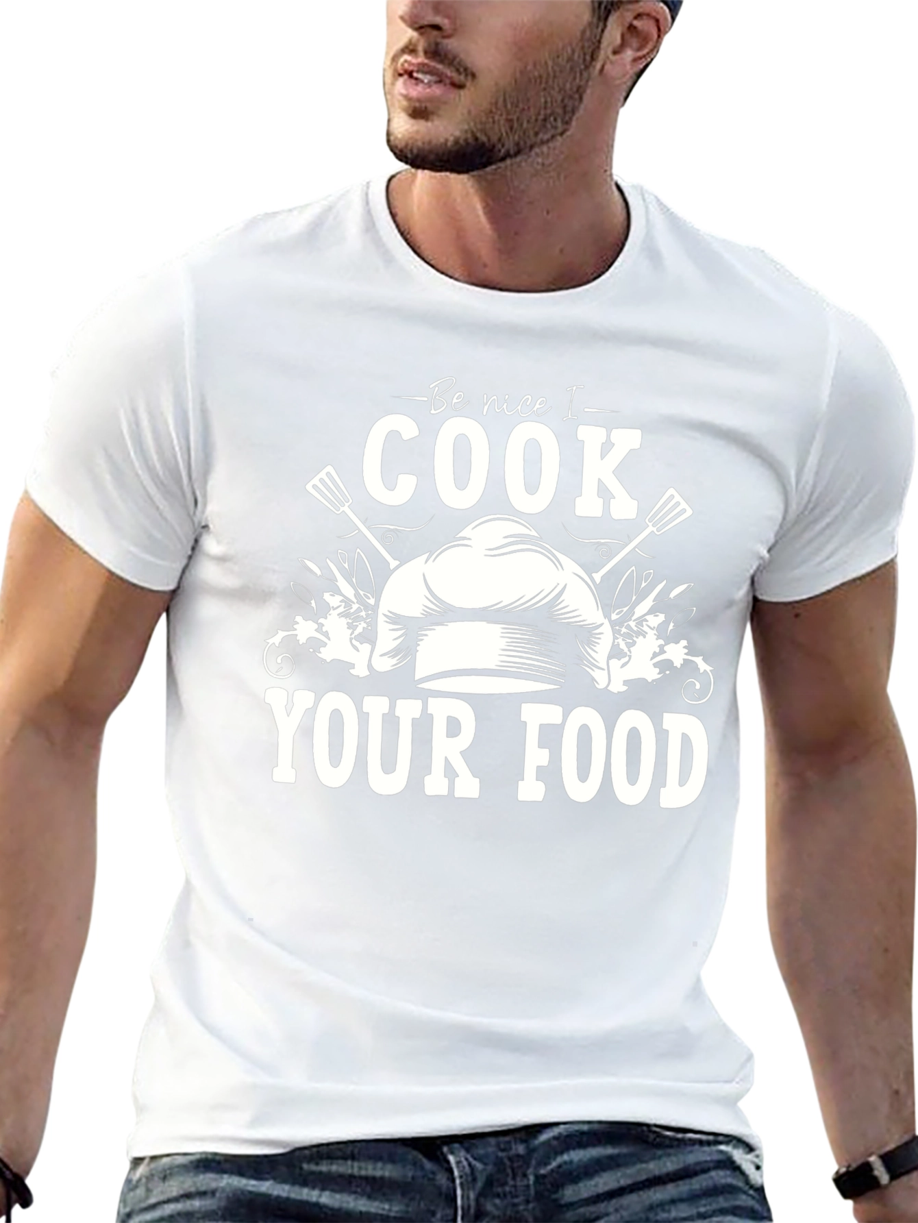Be Nice I Cook Your Food Graphic Tee