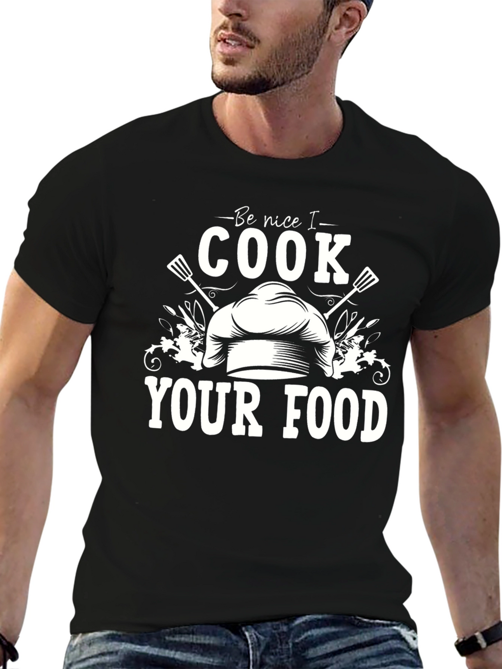Be Nice I Cook Your Food Graphic Tee