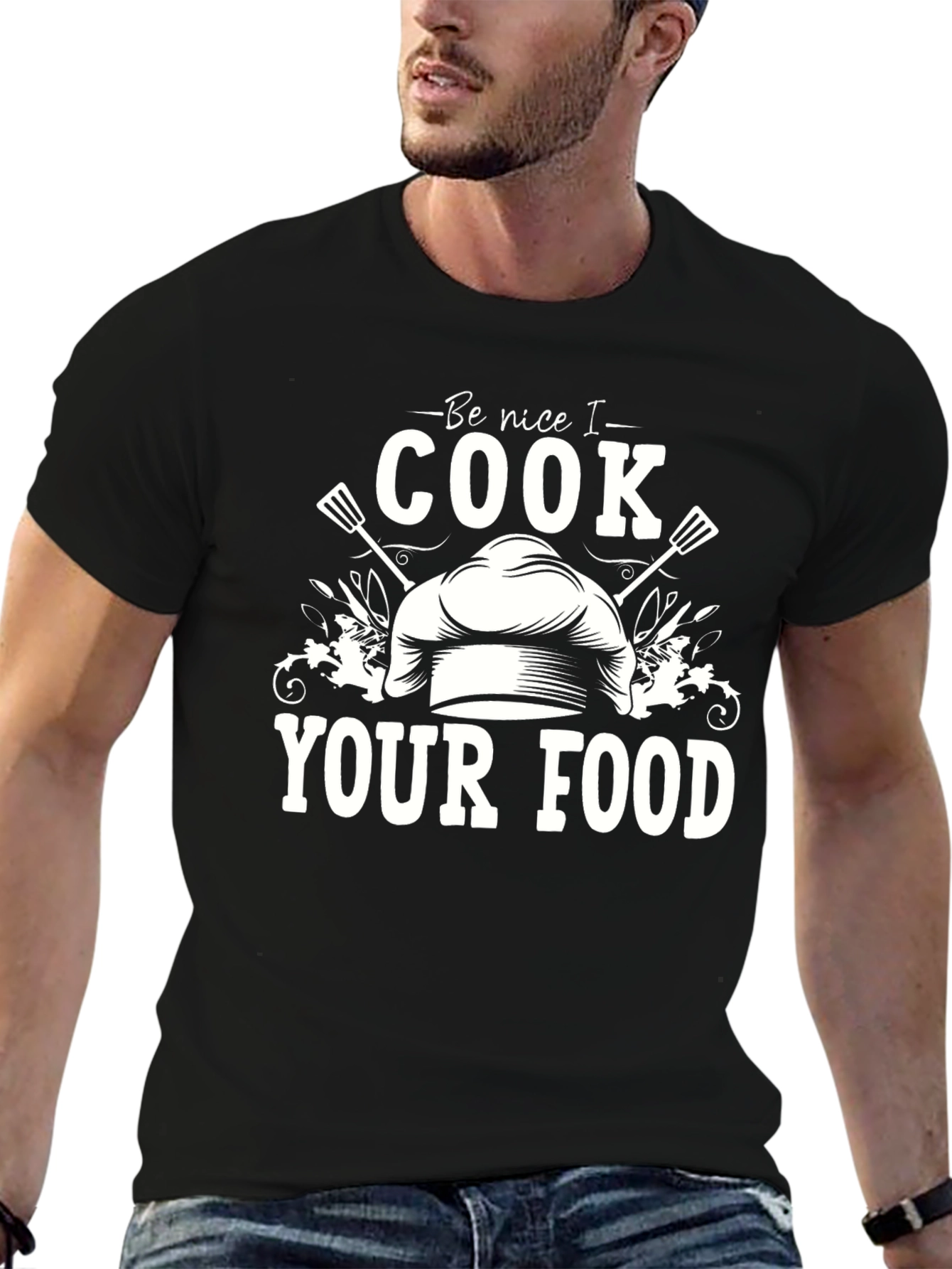 Be Nice I Cook Your Food Graphic Tee