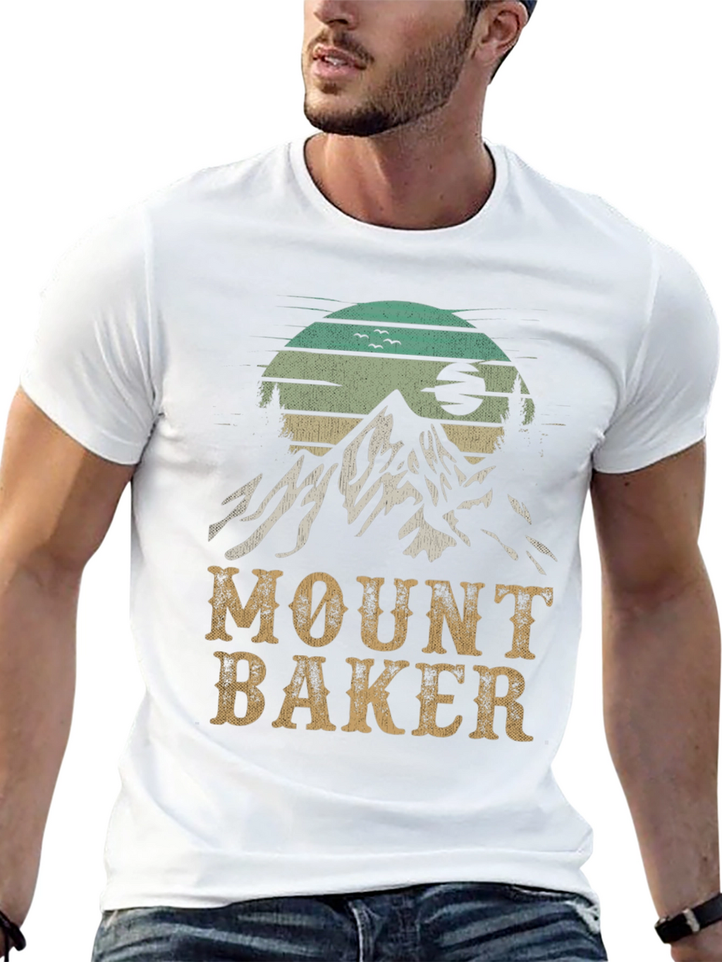 Mount Baker Retro Graphic T-Shirt