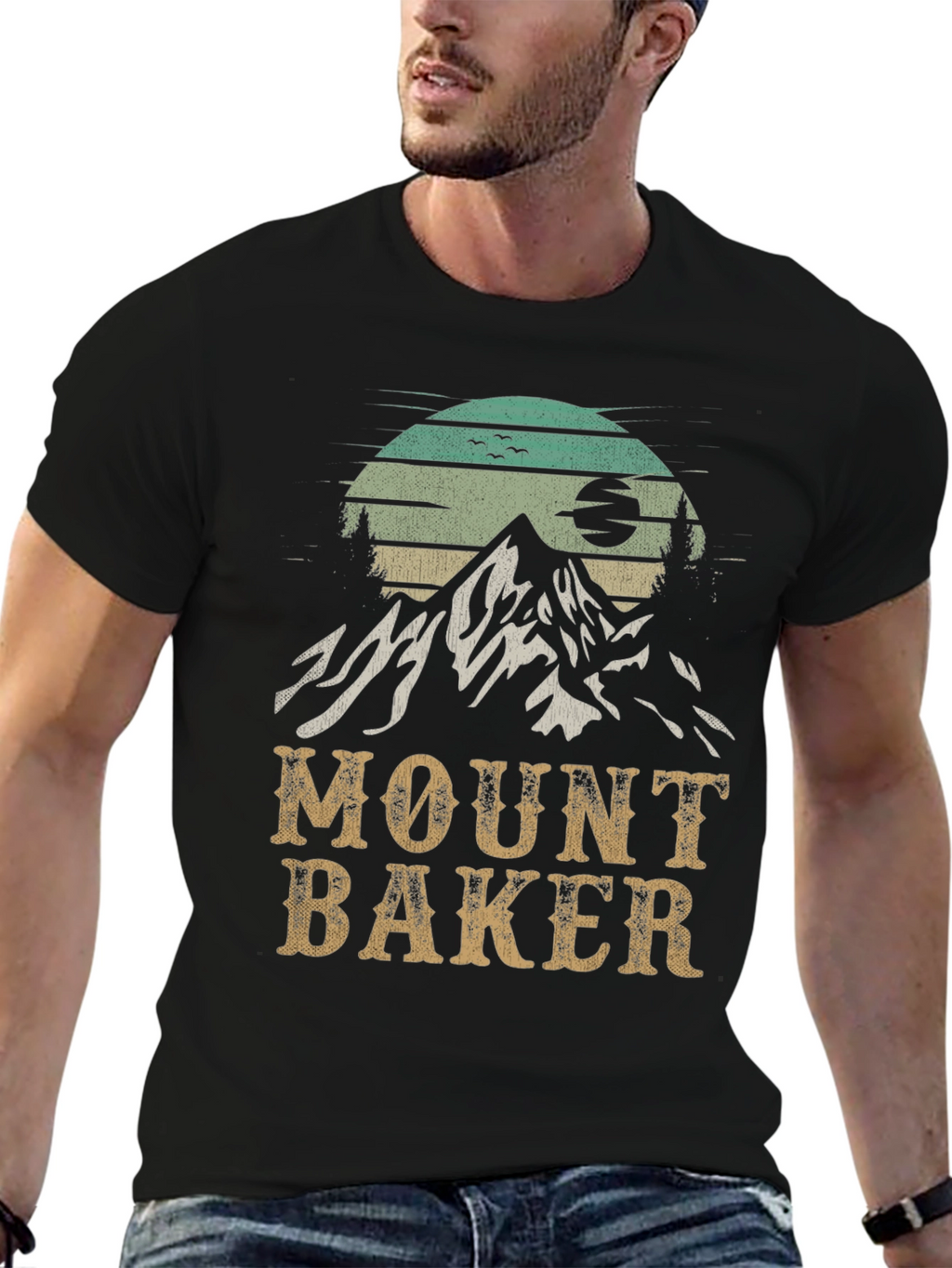 Mount Baker Retro Graphic T-Shirt