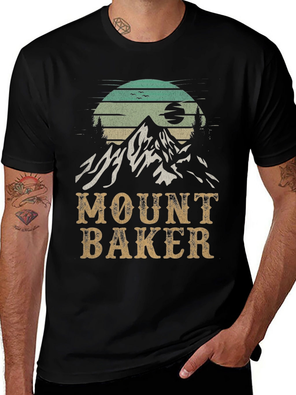 Mount Baker Retro Graphic T-Shirt