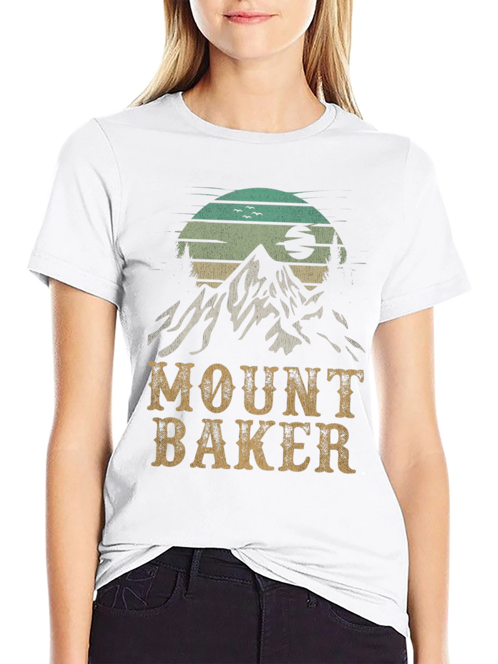 Mount Baker Retro Graphic T-Shirt