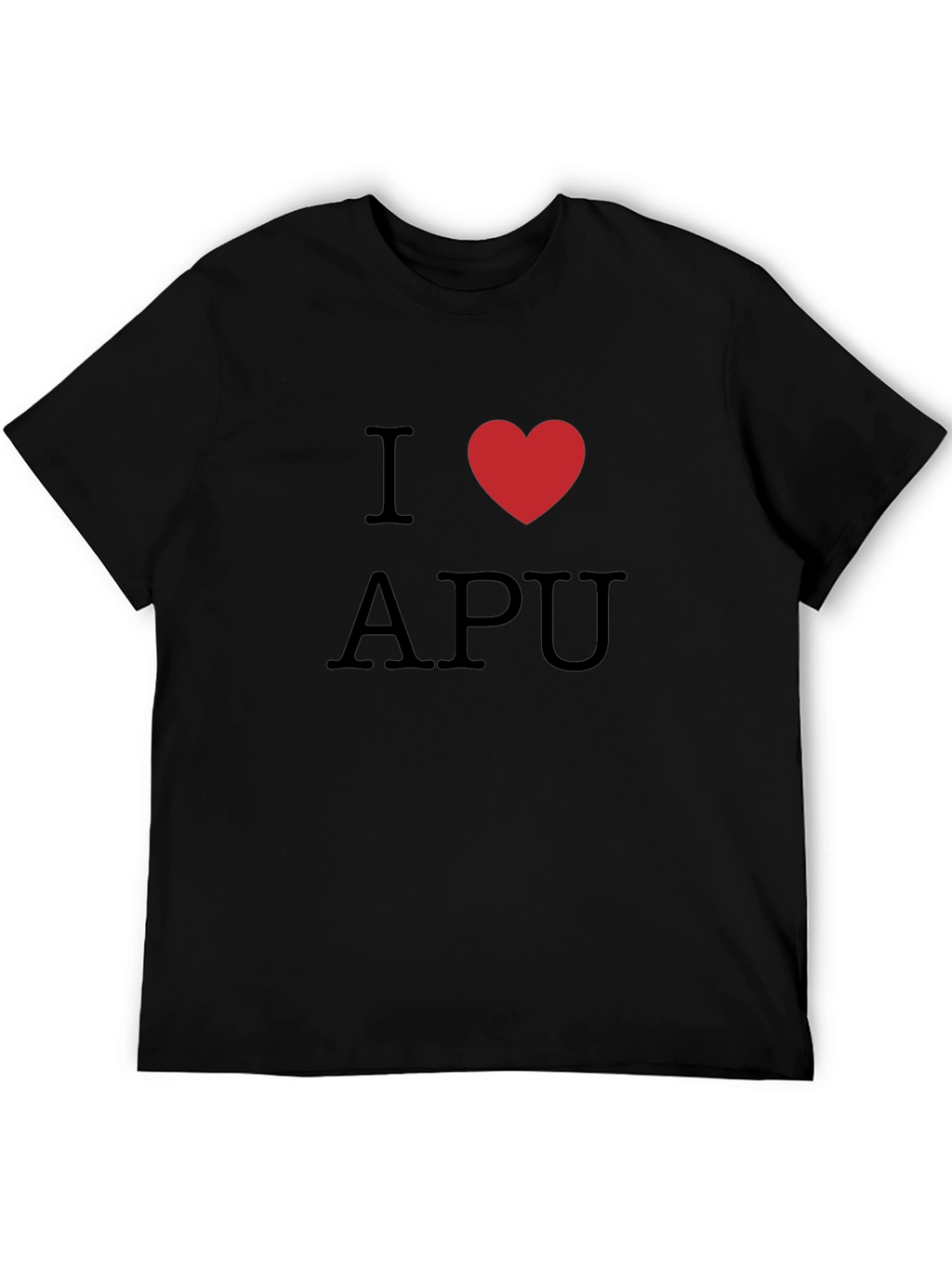 I Love APU Black T-Shirt