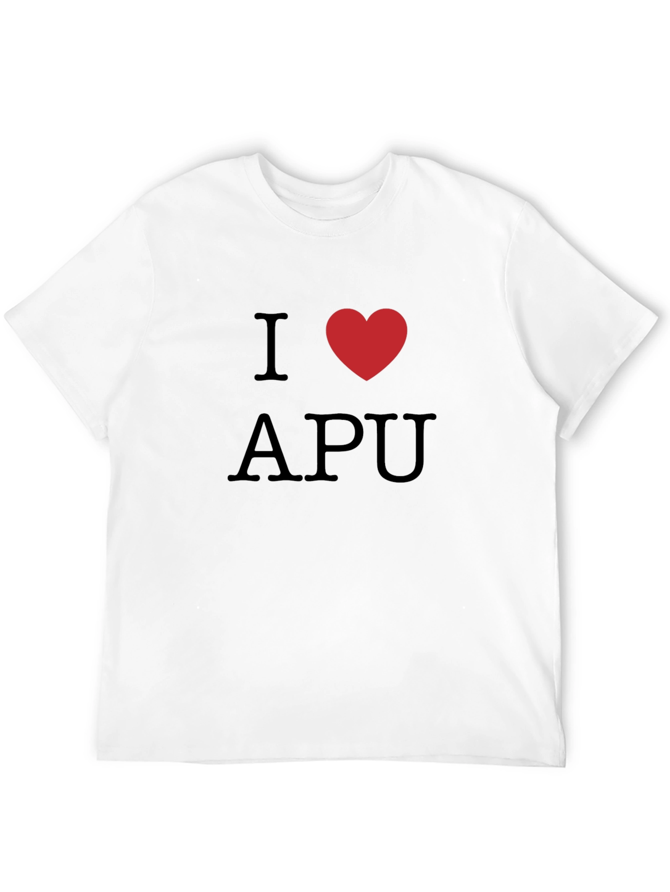 I Love APU Black T-Shirt