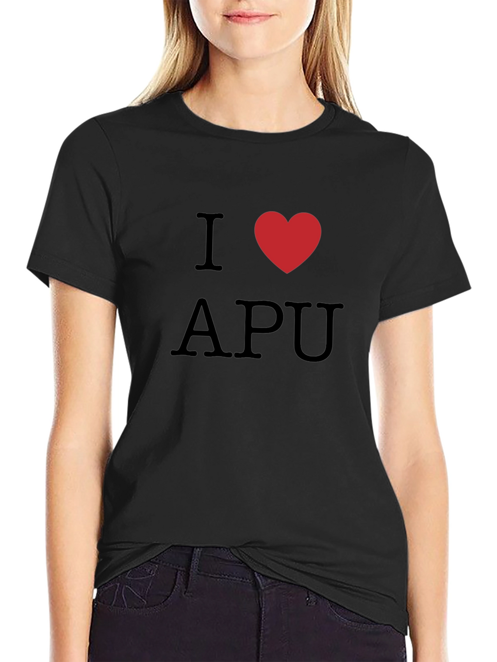 I Love APU Black T-Shirt