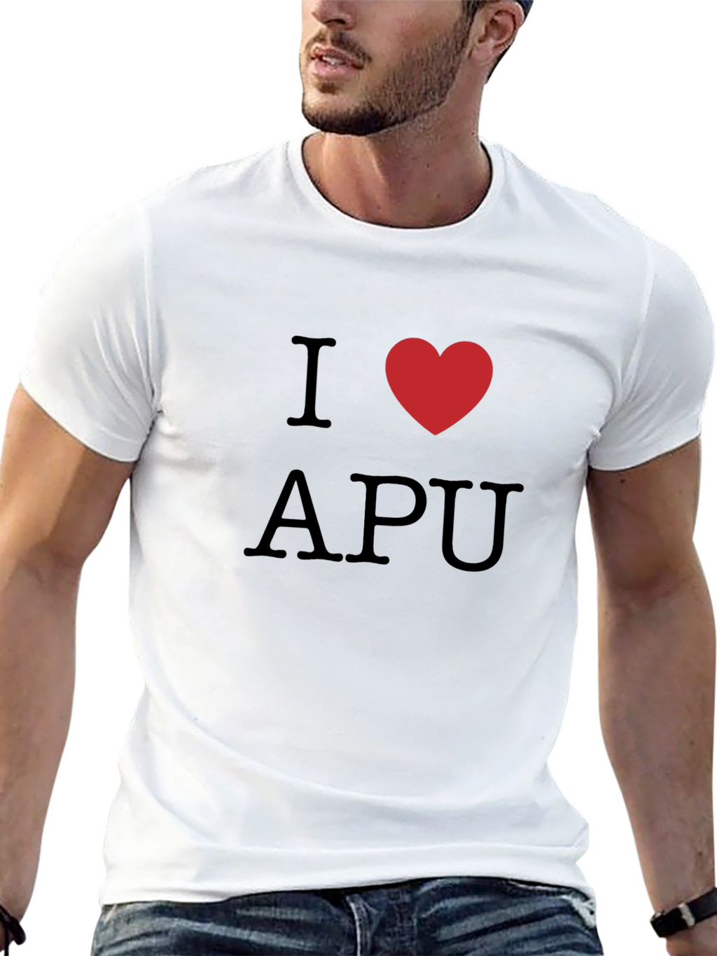I Love APU Black T-Shirt