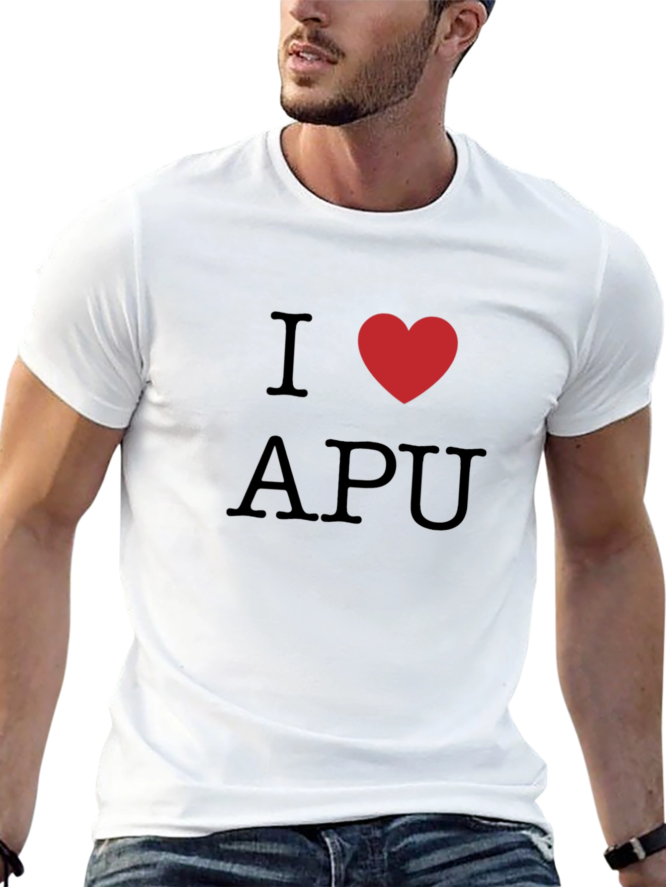 I Love APU Black T-Shirt