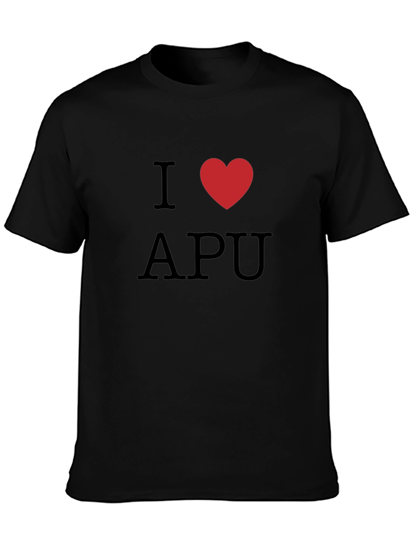 I Love APU Black T-Shirt