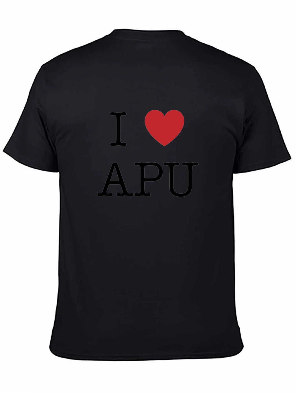 I Love APU Black T-Shirt