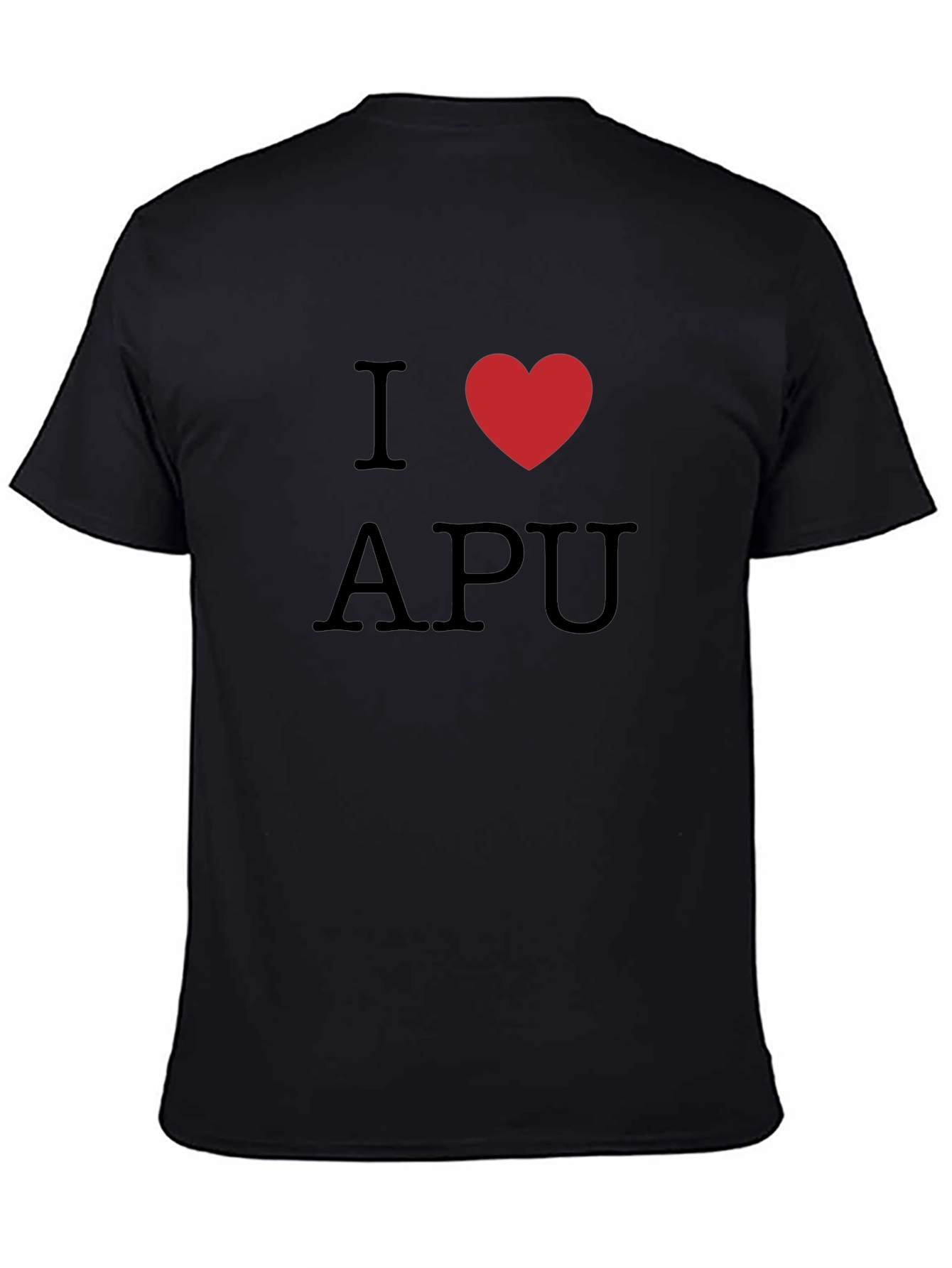 I Love APU Black T-Shirt