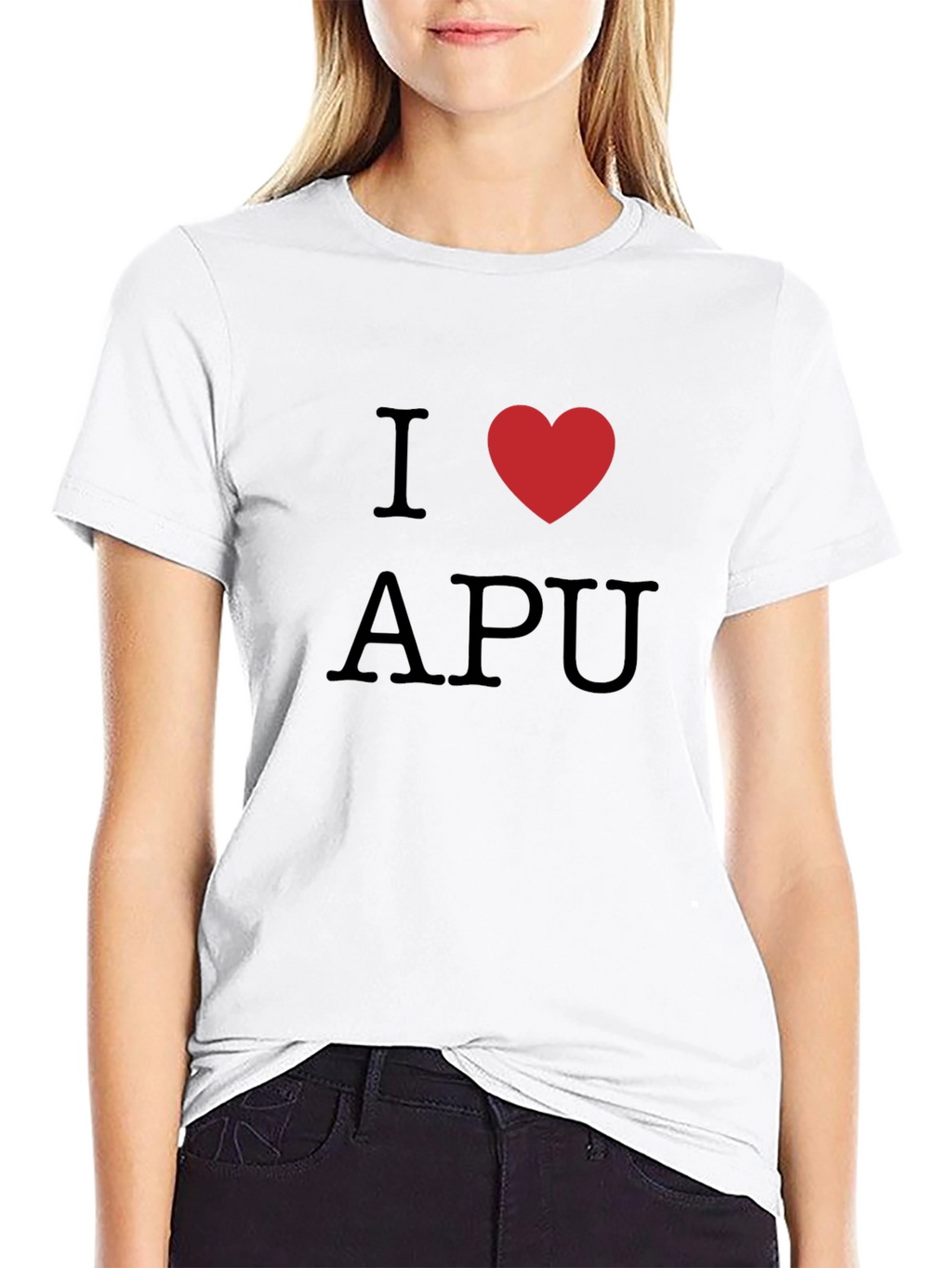 I Love APU Black T-Shirt
