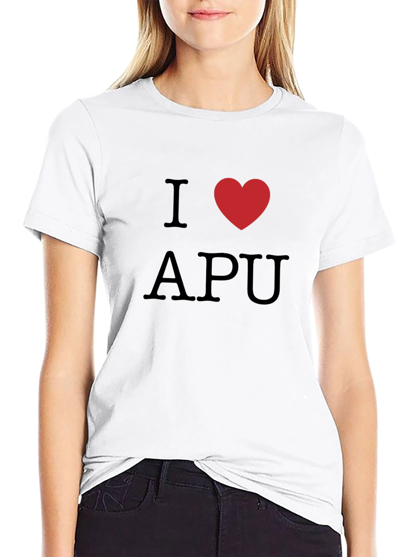 I Love APU Black T-Shirt