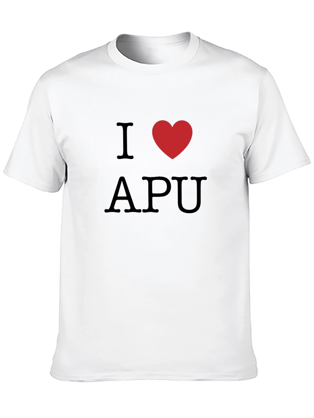 I Love APU Black T-Shirt