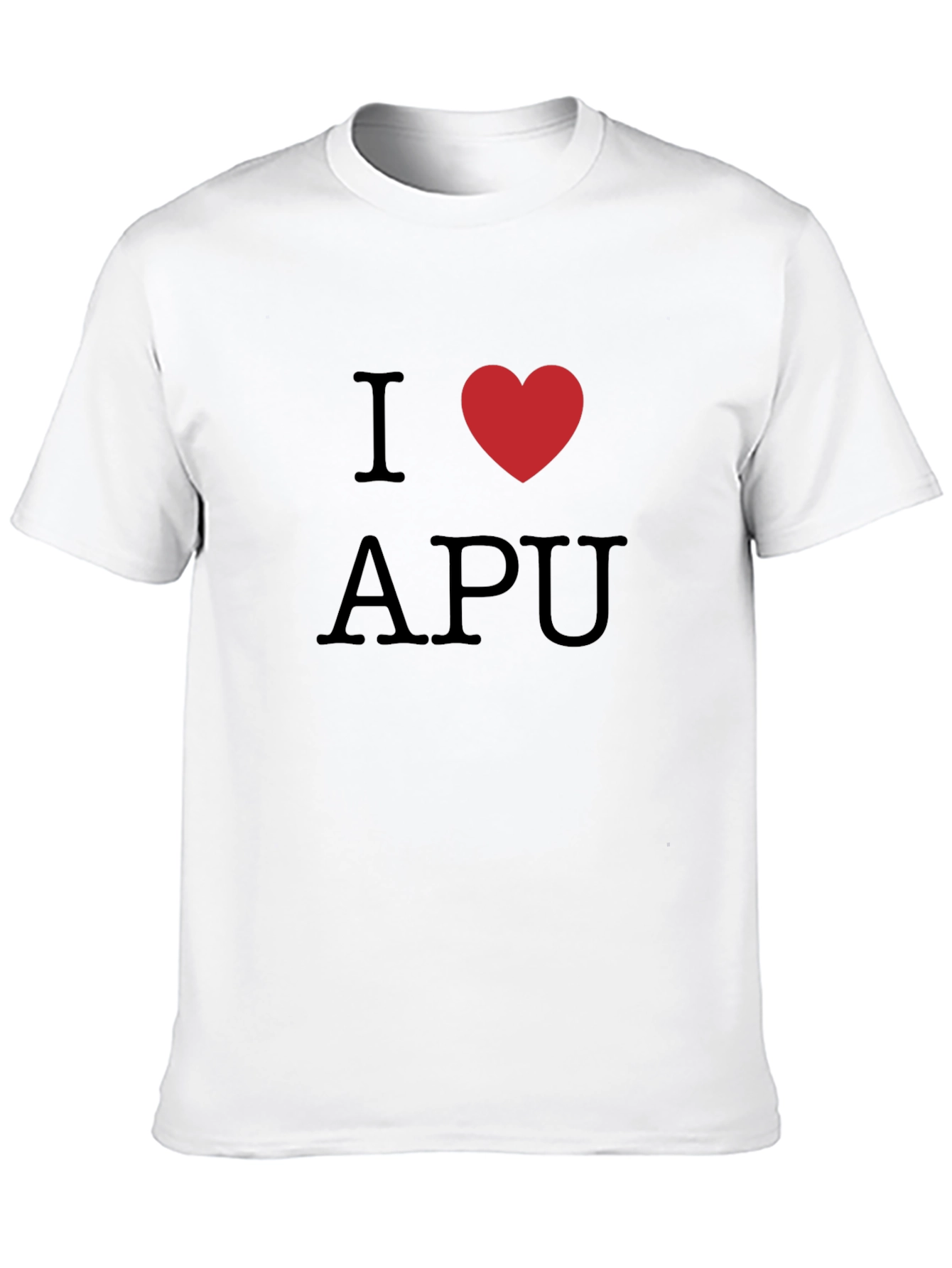 I Love APU Black T-Shirt