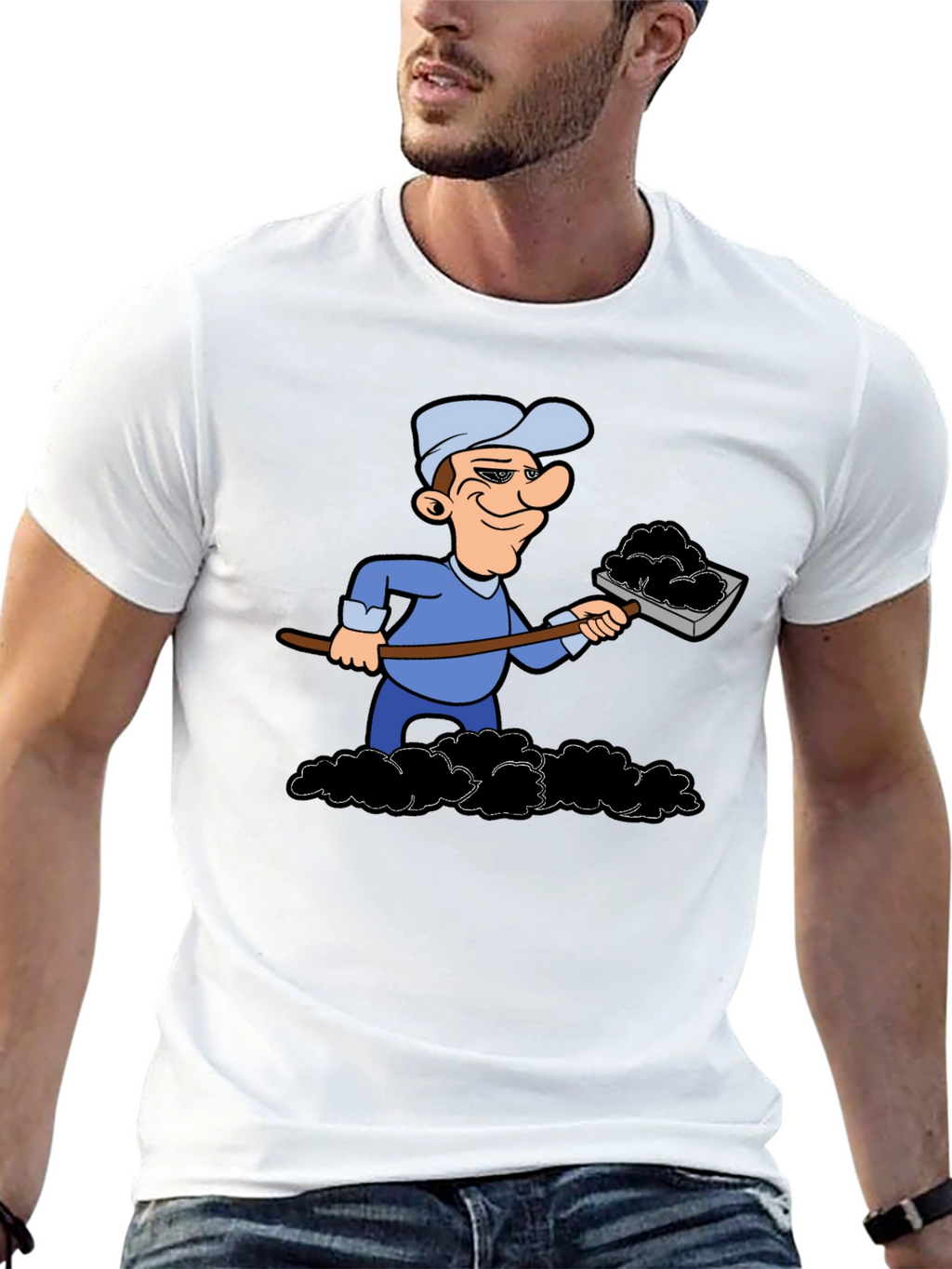 Coal Miner Graphic T-Shirt