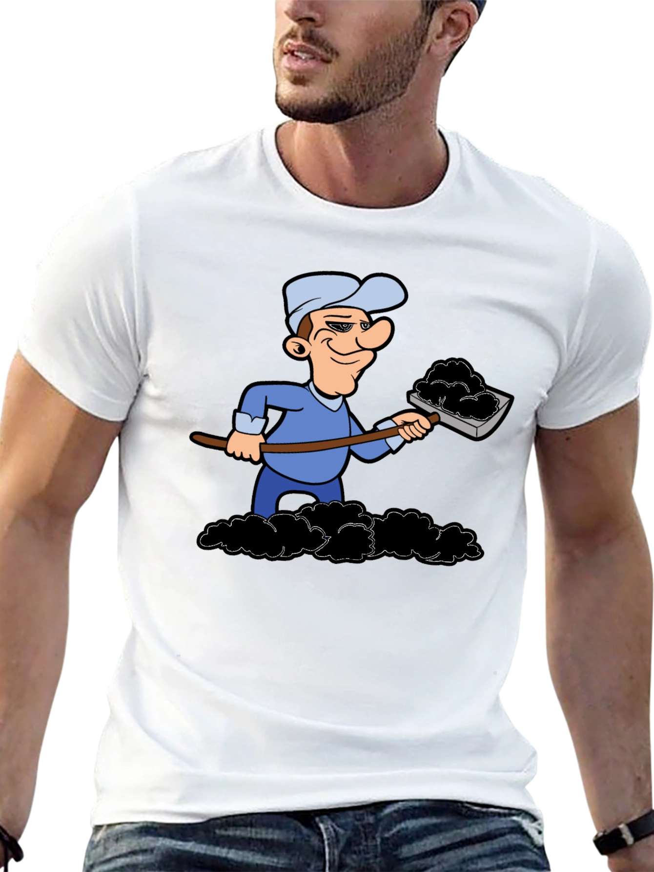 Coal Miner Graphic T-Shirt
